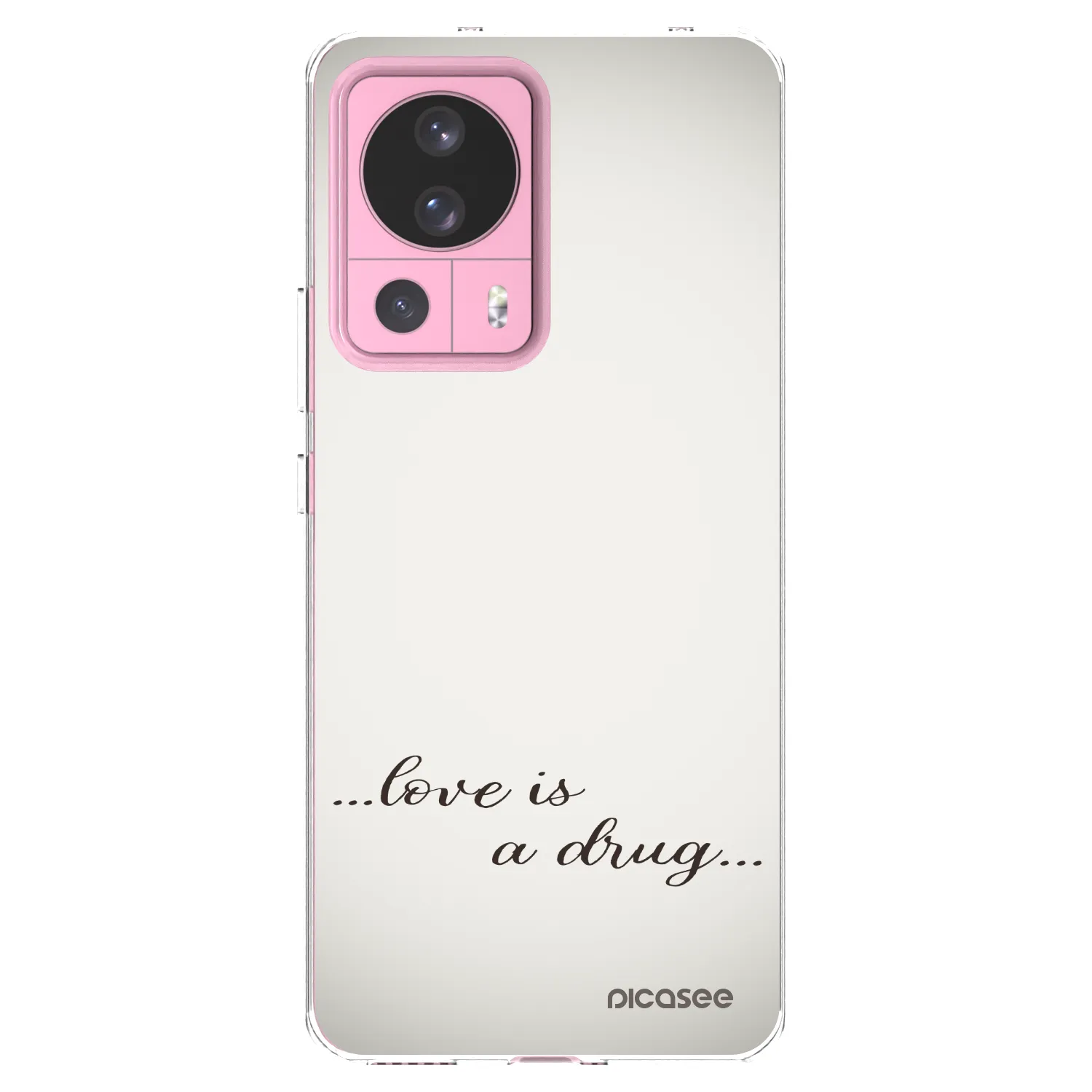 Picasee husă transparentă din silicon pentru Xiaomi 13 Lite - Love is a drug