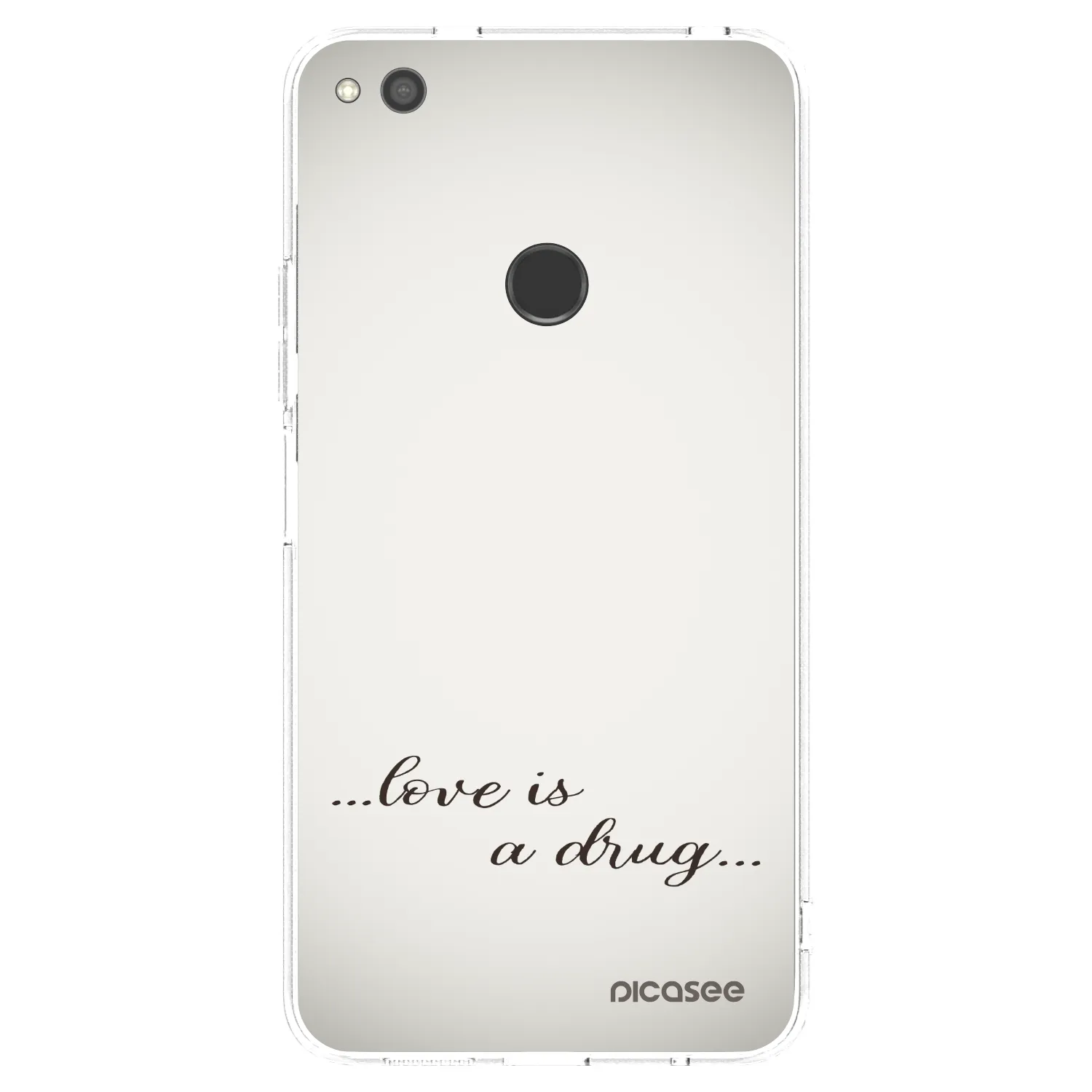 Picasee husă transparentă din silicon pentru Huawei P9 Lite 2017 - Love is a drug