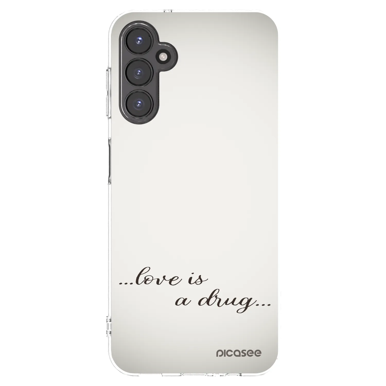 Picasee husă transparentă din silicon pentru Samsung Galaxy A14 5G A146P - Love is a drug