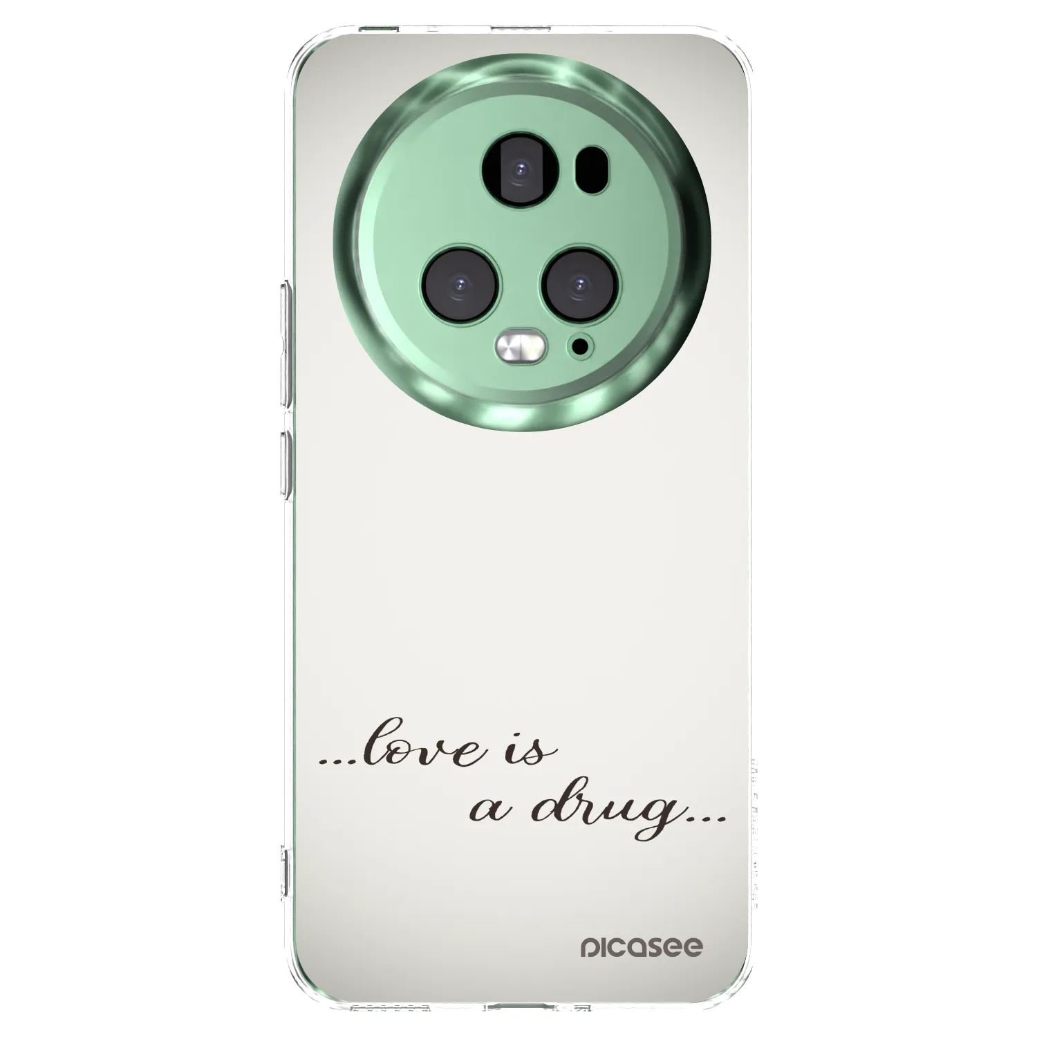 Picasee husă transparentă din silicon pentru Honor Magic5 Pro - Love is a drug