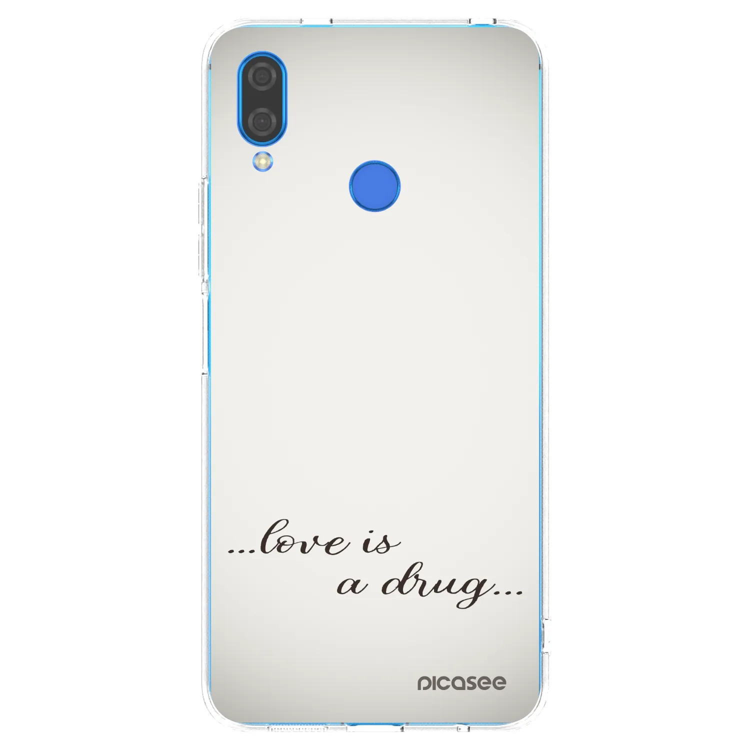 Picasee husă transparentă din silicon pentru Huawei Nova 3i - Love is a drug