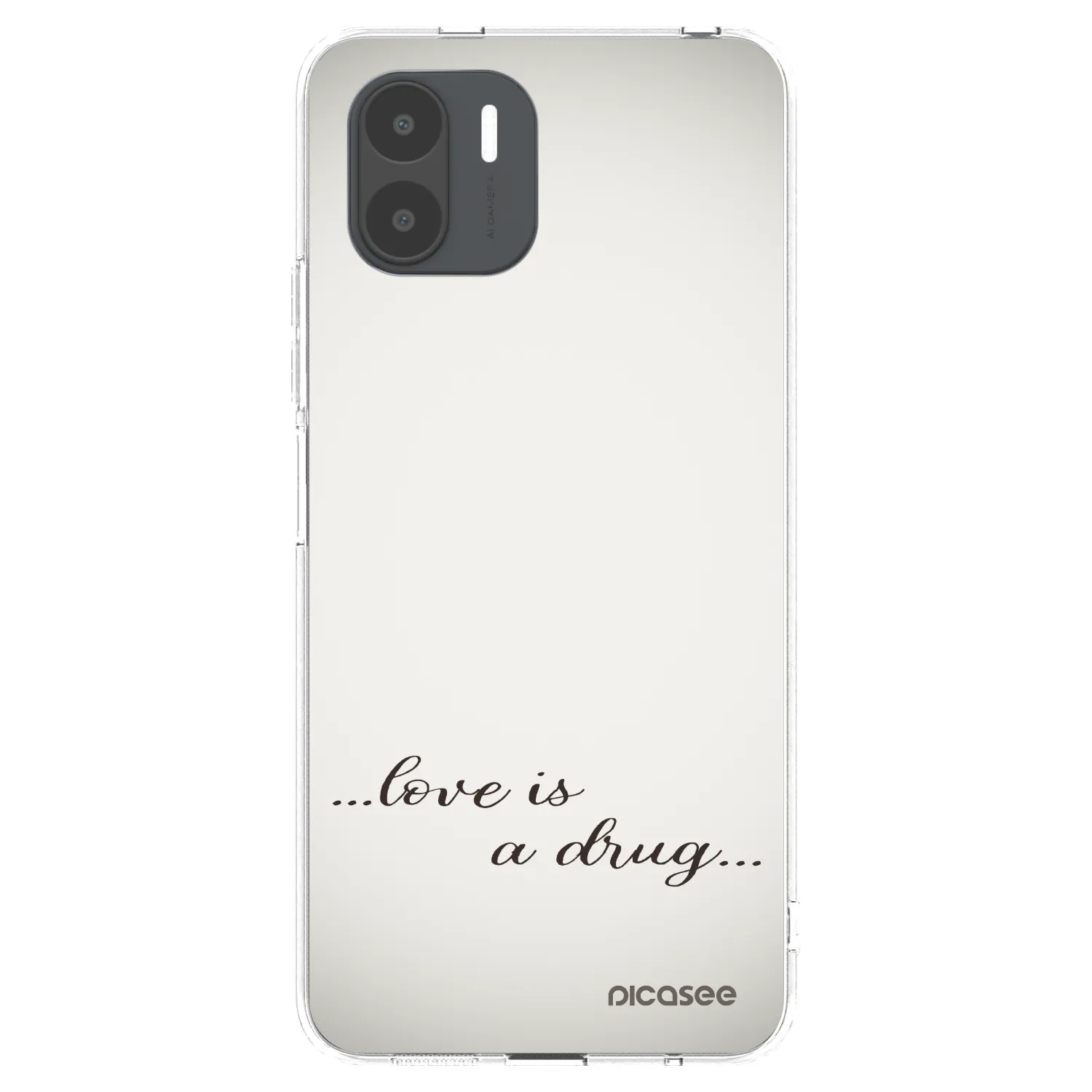 Picasee husă transparentă din silicon pentru Xiaomi Redmi A2 - Love is a drug