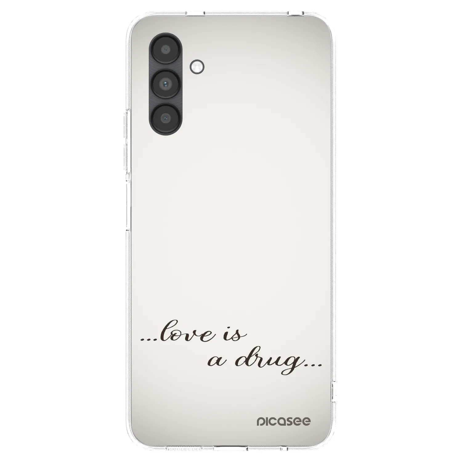 Picasee husă transparentă din silicon pentru Samsung Galaxy A04s A047F - Love is a drug