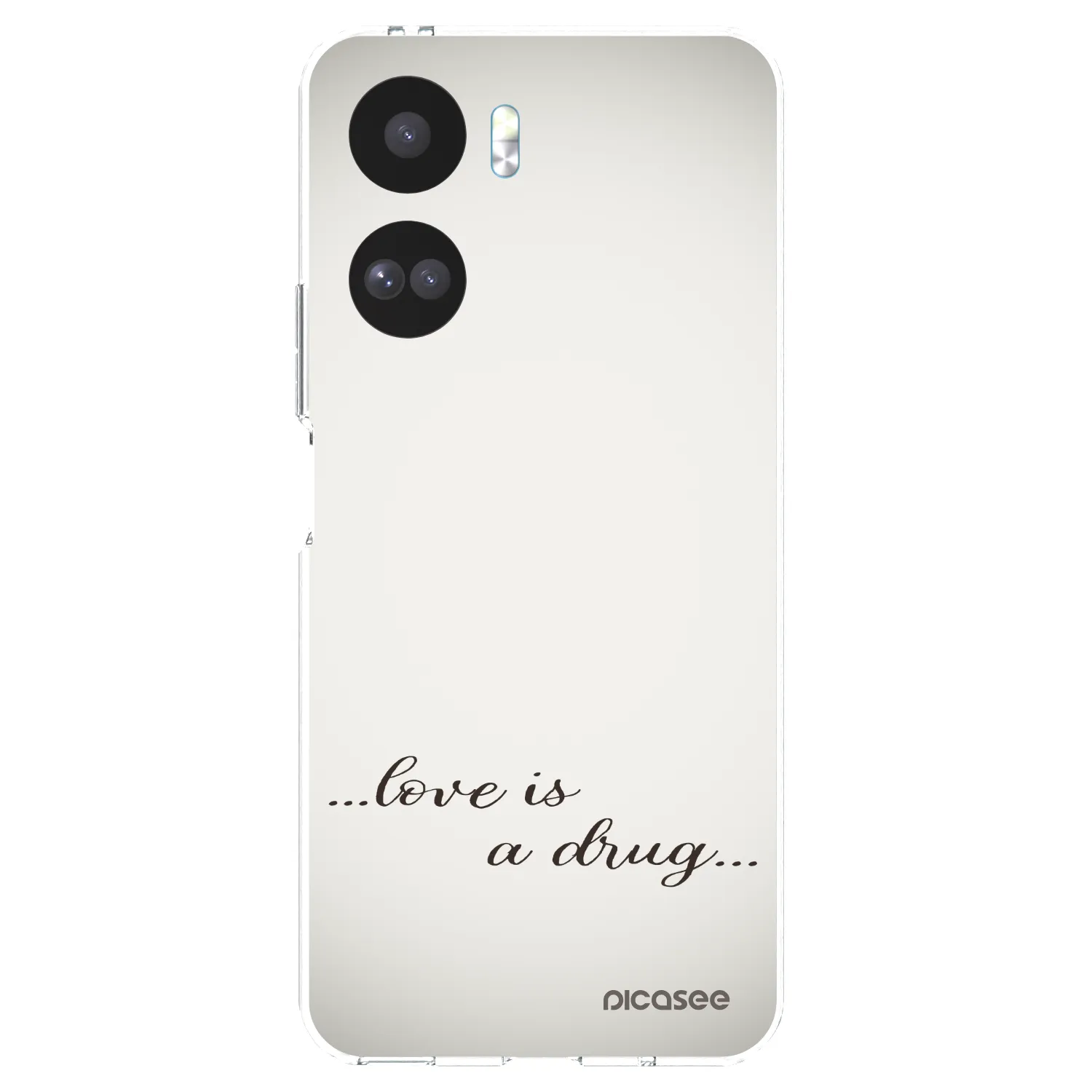 Picasee husă transparentă din silicon pentru Honor 90 Lite 5G - Love is a drug