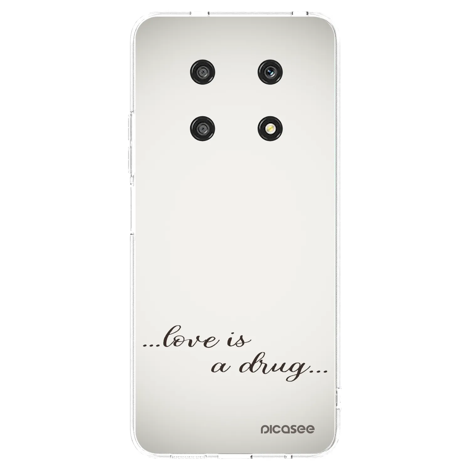 Picasee husă transparentă din silicon pentru Honor Magic4 Lite 5G - Love is a drug