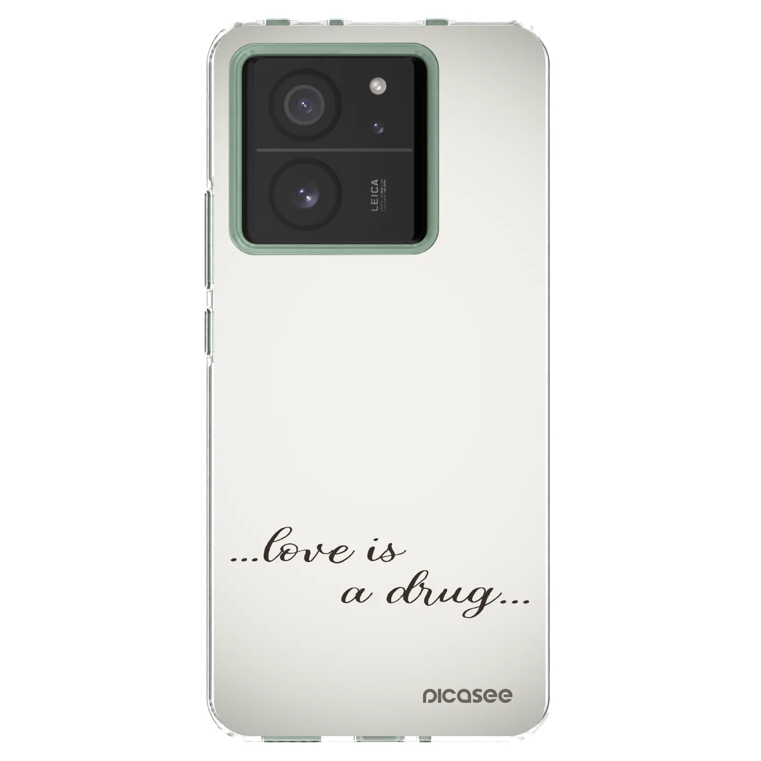 Picasee husă transparentă din silicon pentru Xiaomi 13T - Love is a drug