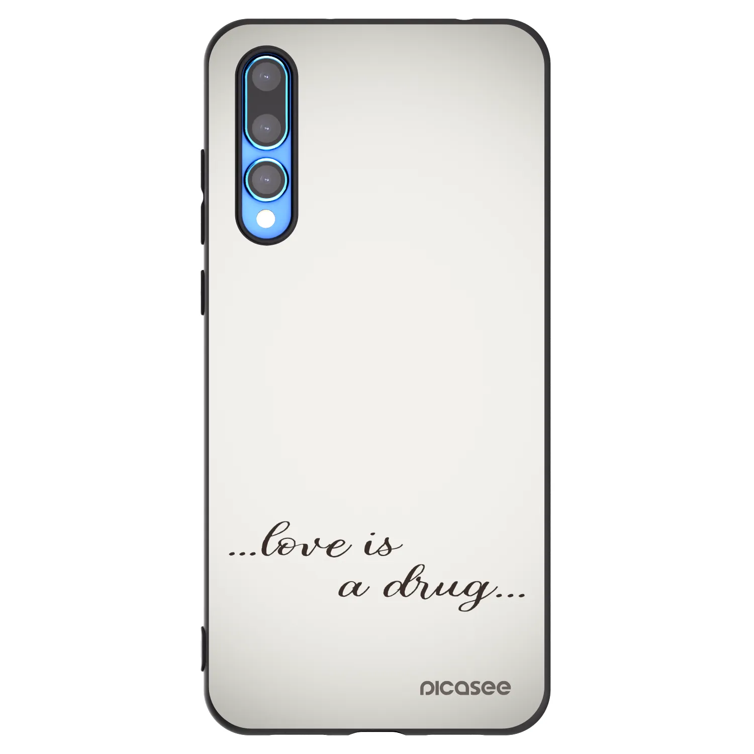 Picasee husă neagră din silicon pentru Huawei P20 Pro - Love is a drug