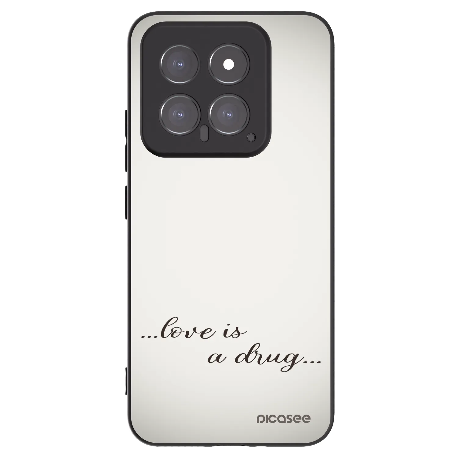 Picasee husă neagră din silicon pentru Xiaomi 14 - Love is a drug