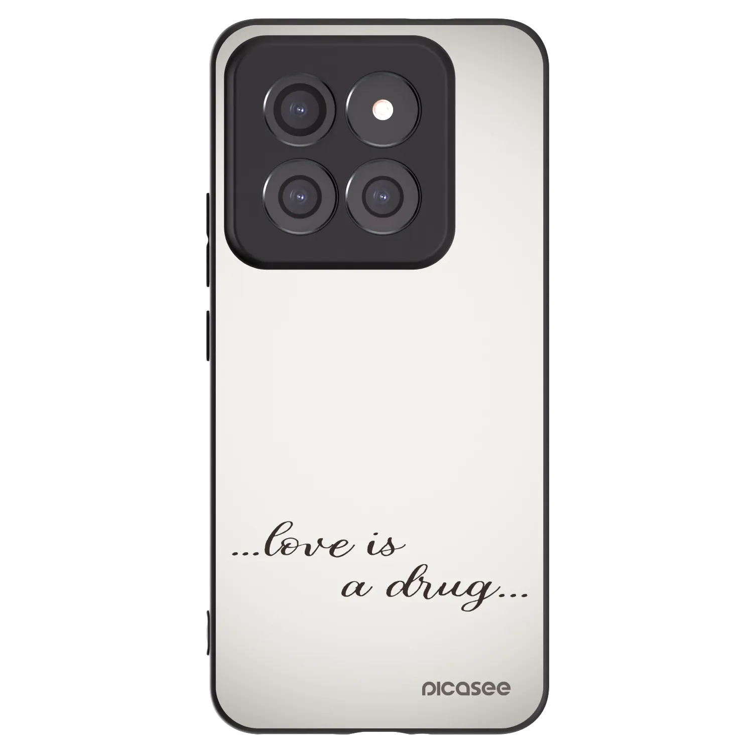 Picasee husă neagră din silicon pentru Xiaomi 14 Pro - Love is a drug