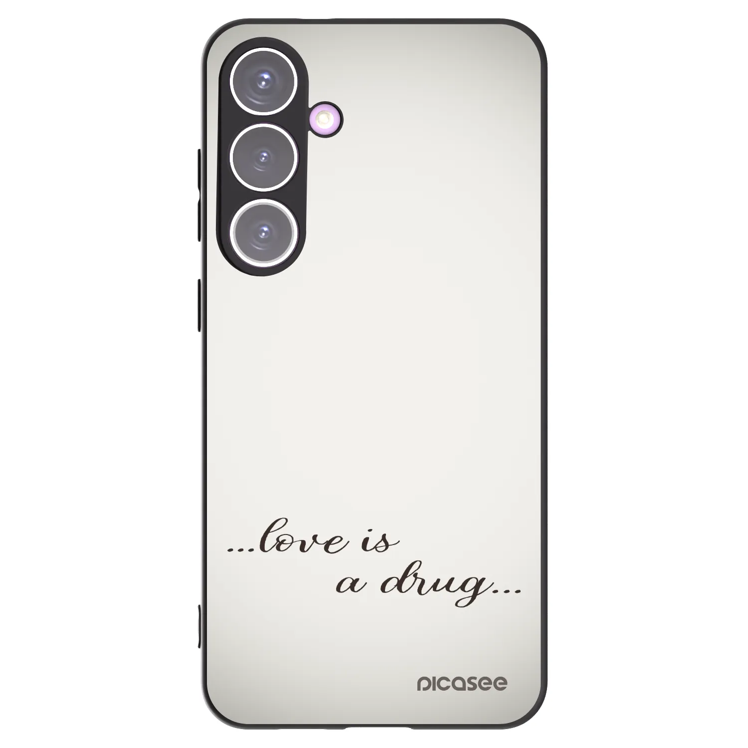 Picasee husă neagră din silicon pentru Samsung Galaxy S24+ S926B 5G - Love is a drug