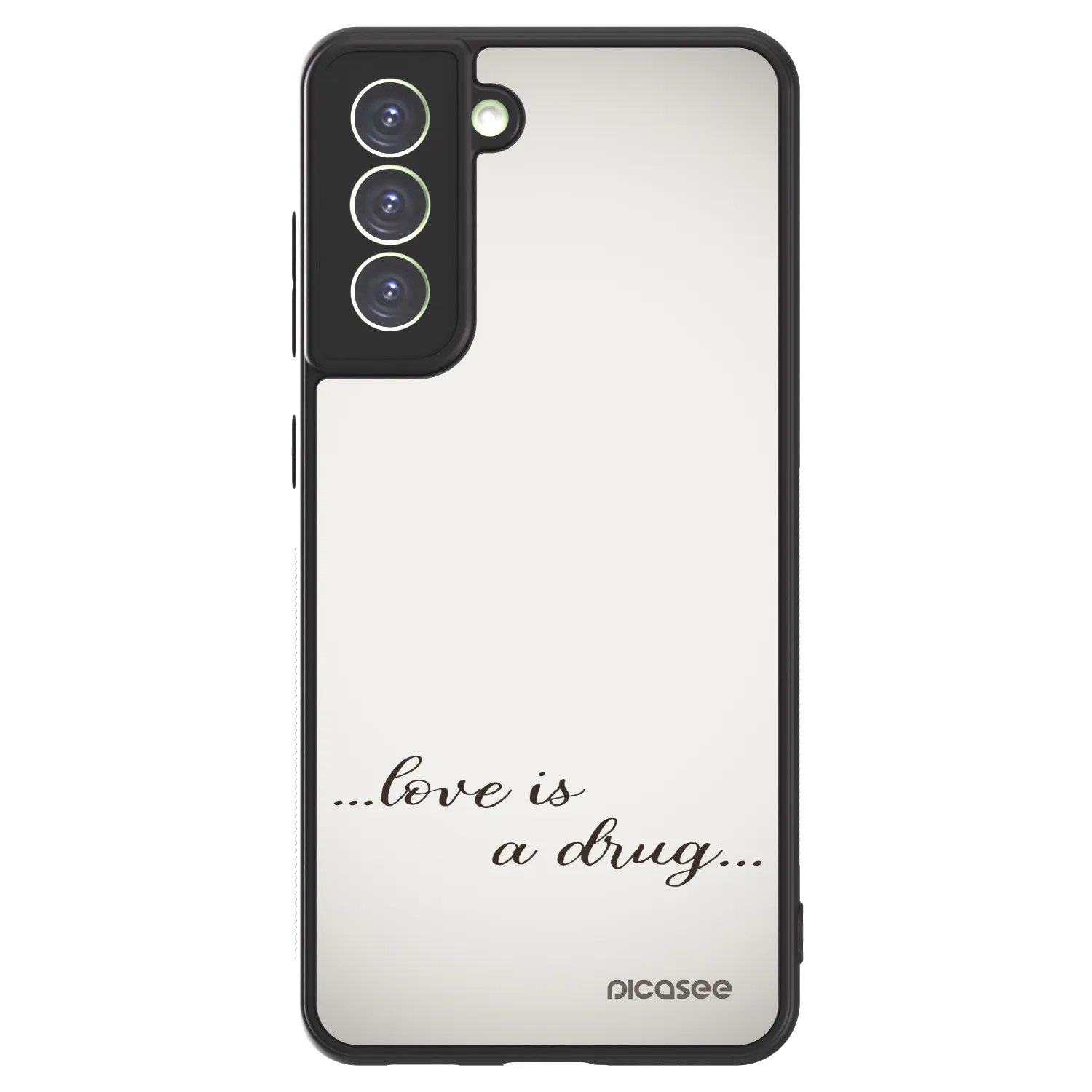 Picasee ULTIMATE CASE PowerShare pentru Samsung Galaxy S21 FE 5G - Love is a drug