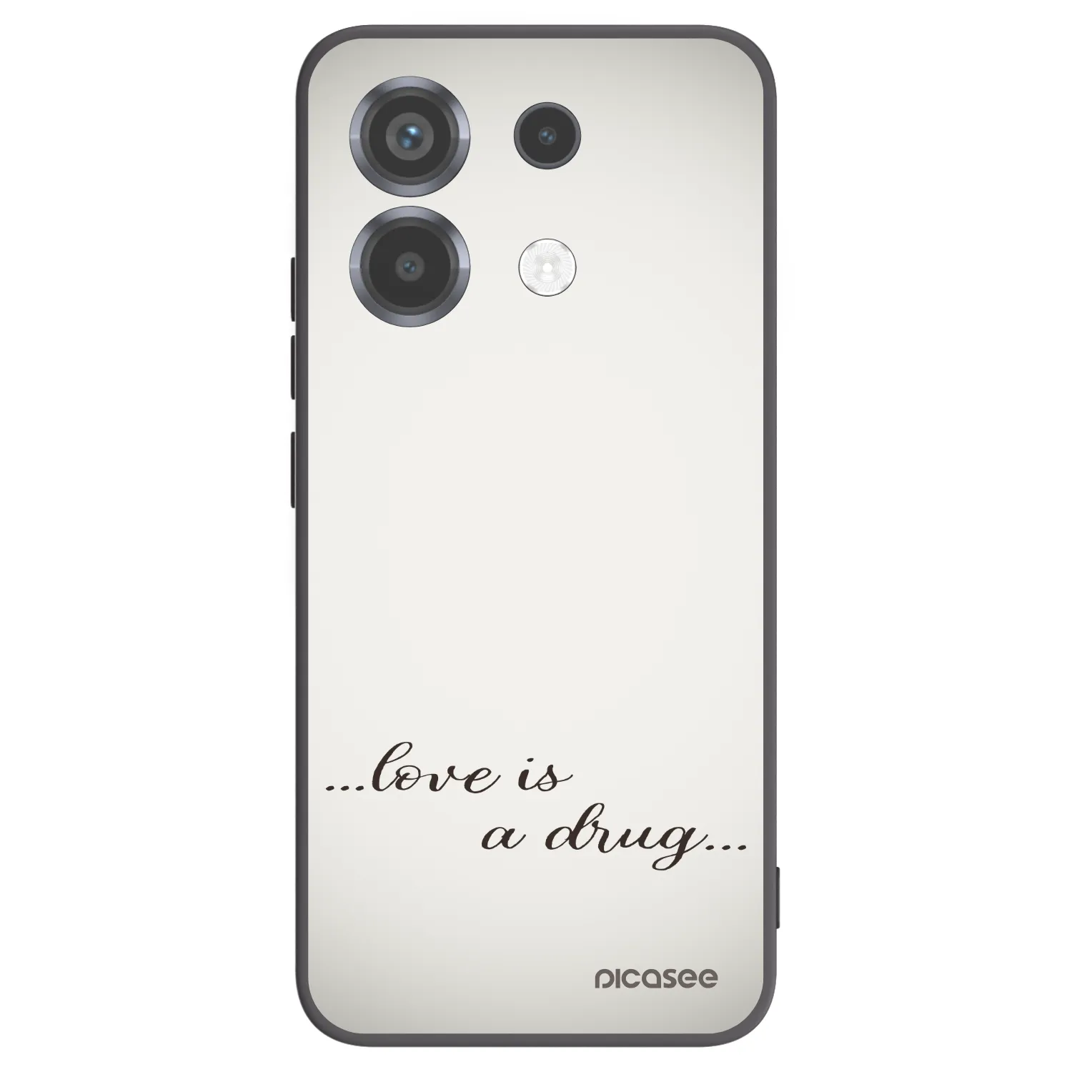 Picasee husă neagră din silicon pentru Xiaomi Poco X6 - Love is a drug