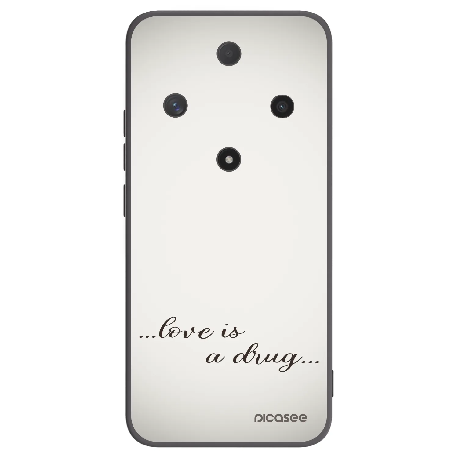 Picasee husă neagră din silicon pentru Honor Magic6 Lite 5G - Love is a drug