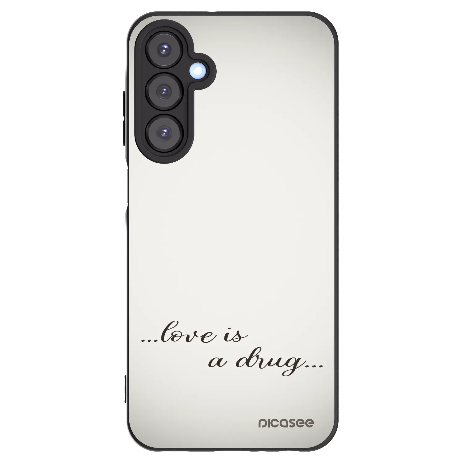 Picasee husă neagră din silicon pentru Samsung Galaxy A25 A256B 5G - Love is a drug