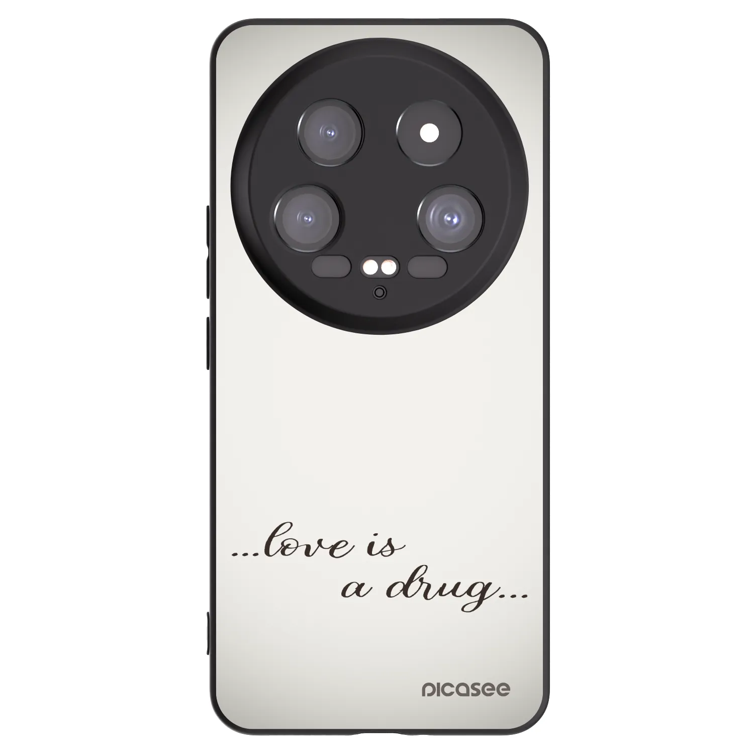 Picasee husă neagră din silicon pentru Xiaomi 14 Ultra - Love is a drug