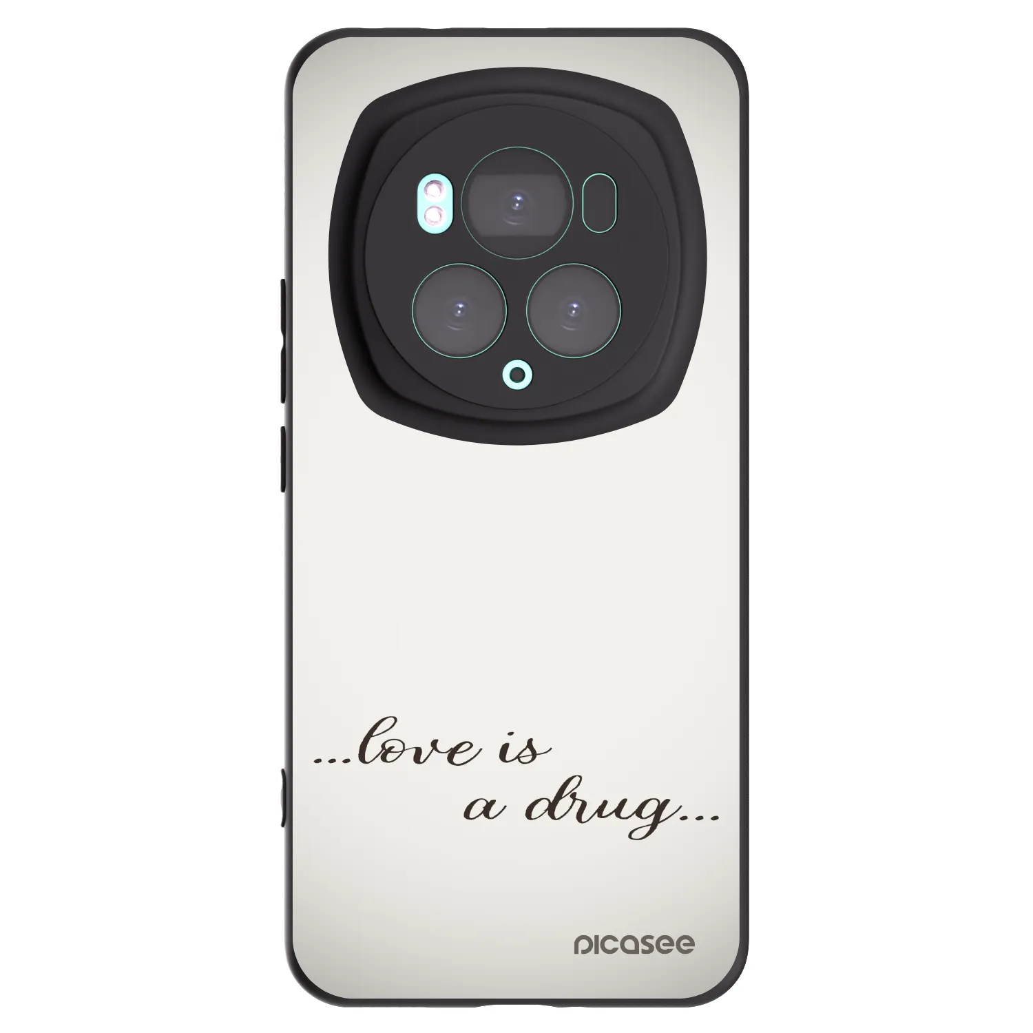 Picasee husă neagră din silicon pentru Honor Magic6 Pro - Love is a drug