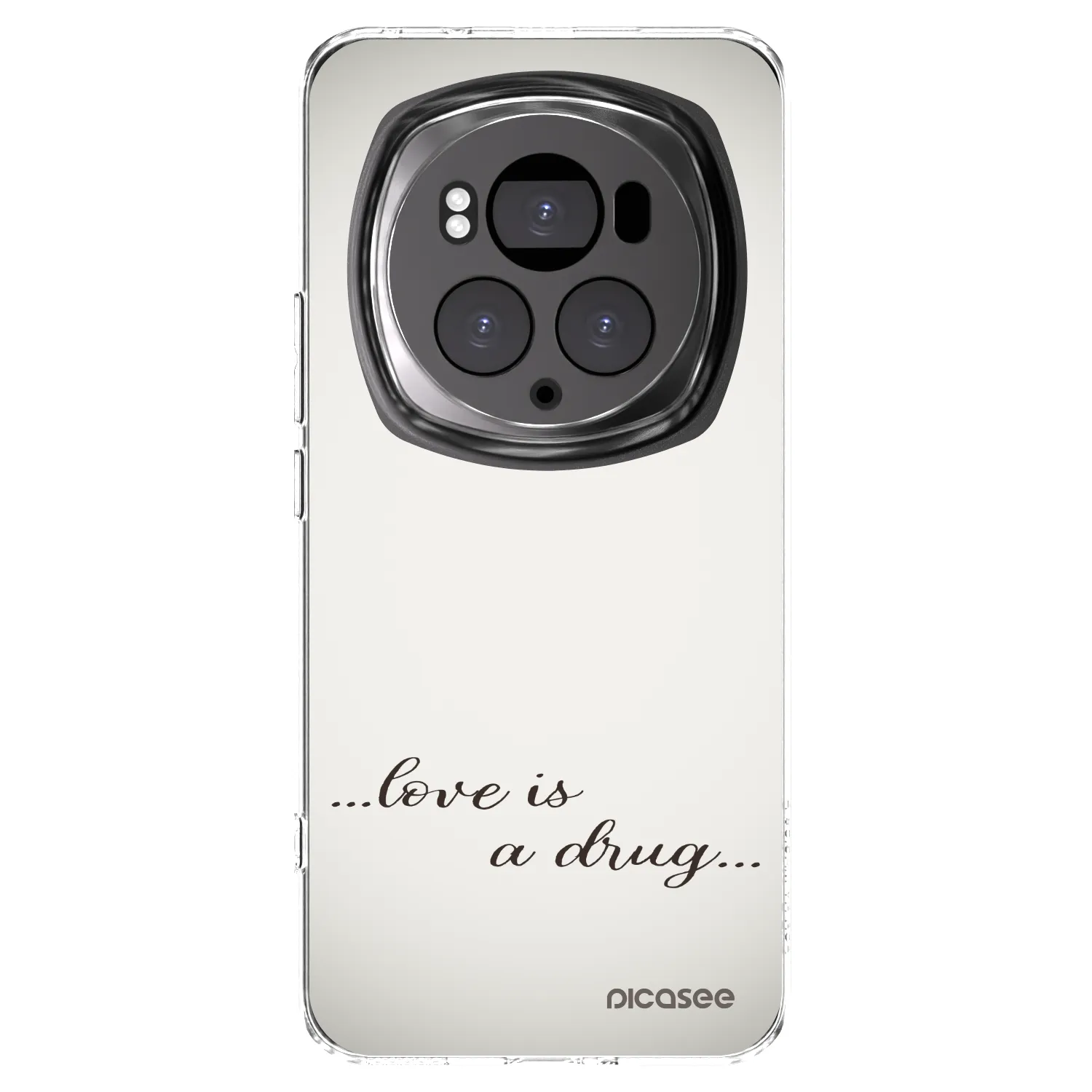 Picasee husă transparentă din silicon pentru Honor Magic6 Pro - Love is a drug