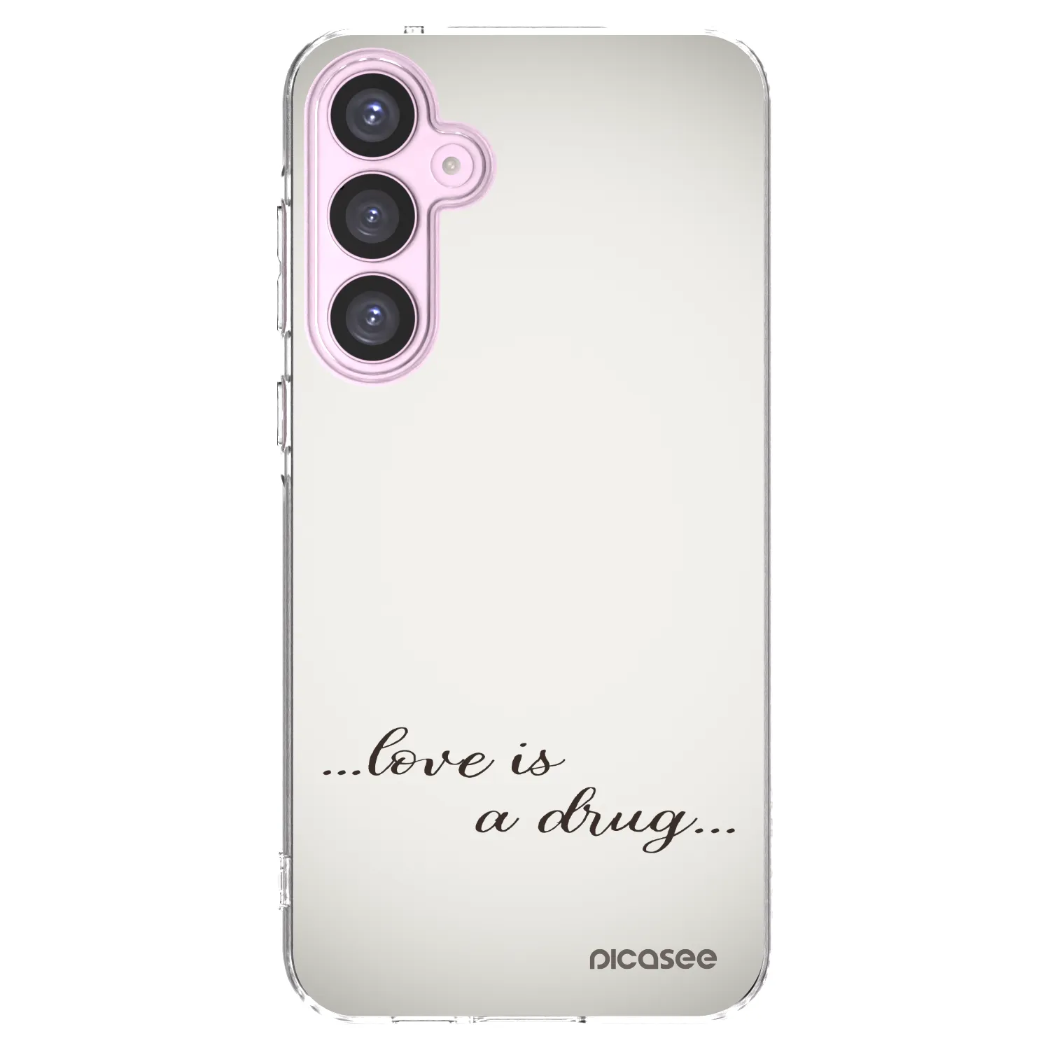 Picasee husă transparentă din silicon pentru Samsung Galaxy A55 5G A556B - Love is a drug