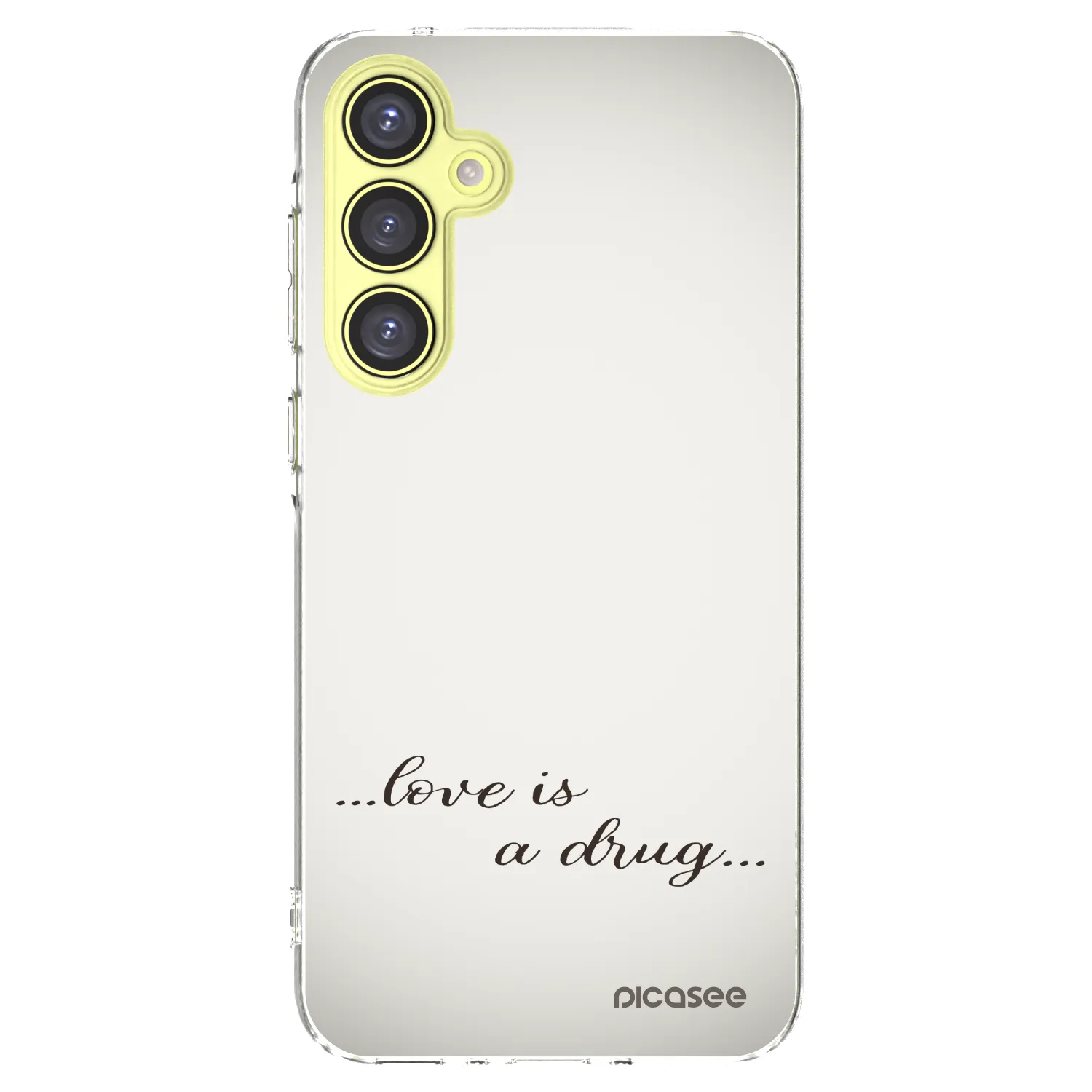 Picasee husă transparentă din silicon pentru Samsung Galaxy A35 5G A356B - Love is a drug