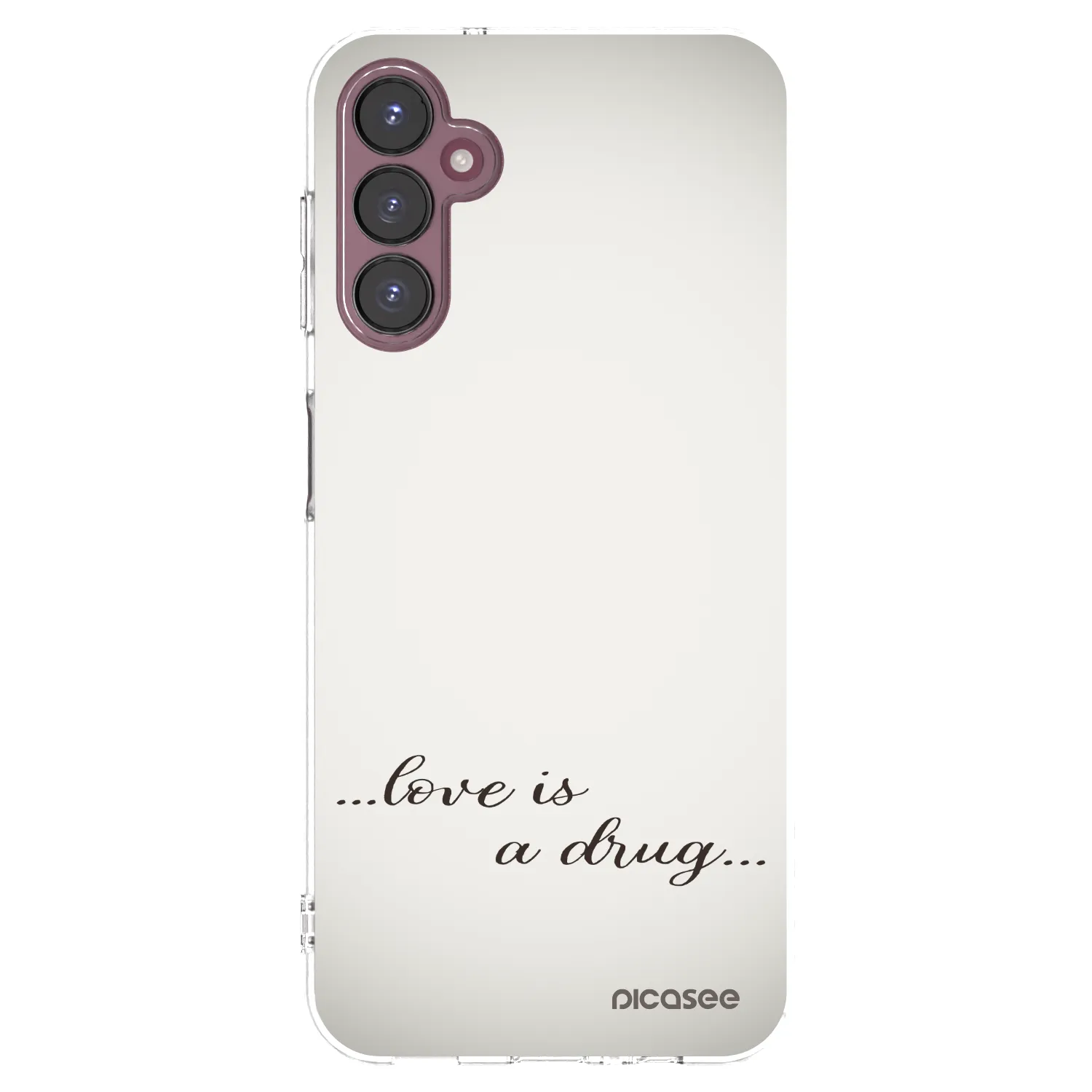 Picasee husă transparentă din silicon pentru Samsung Galaxy A05s A057G - Love is a drug