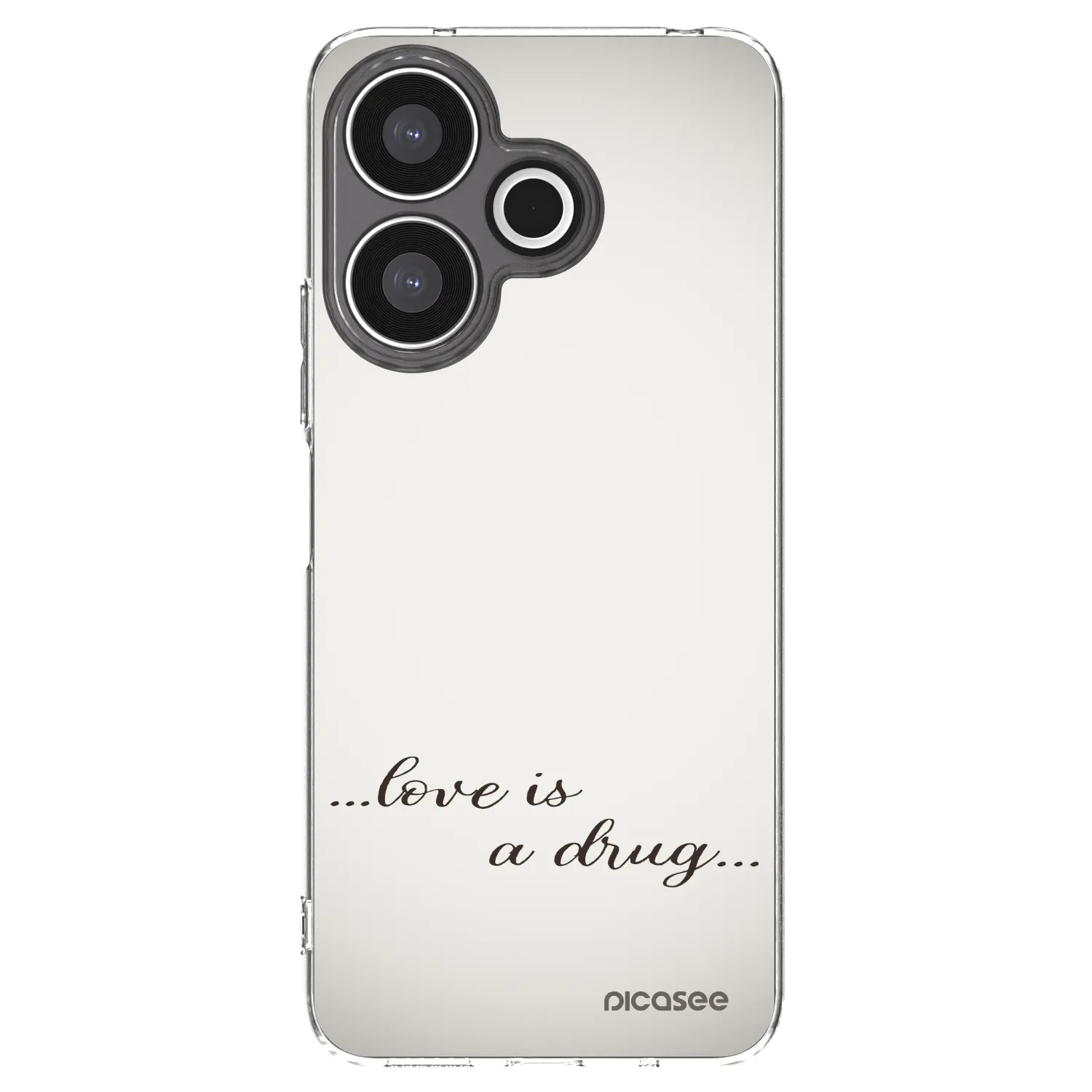 Picasee husă transparentă din silicon pentru Xiaomi Redmi 13 4G - Love is a drug