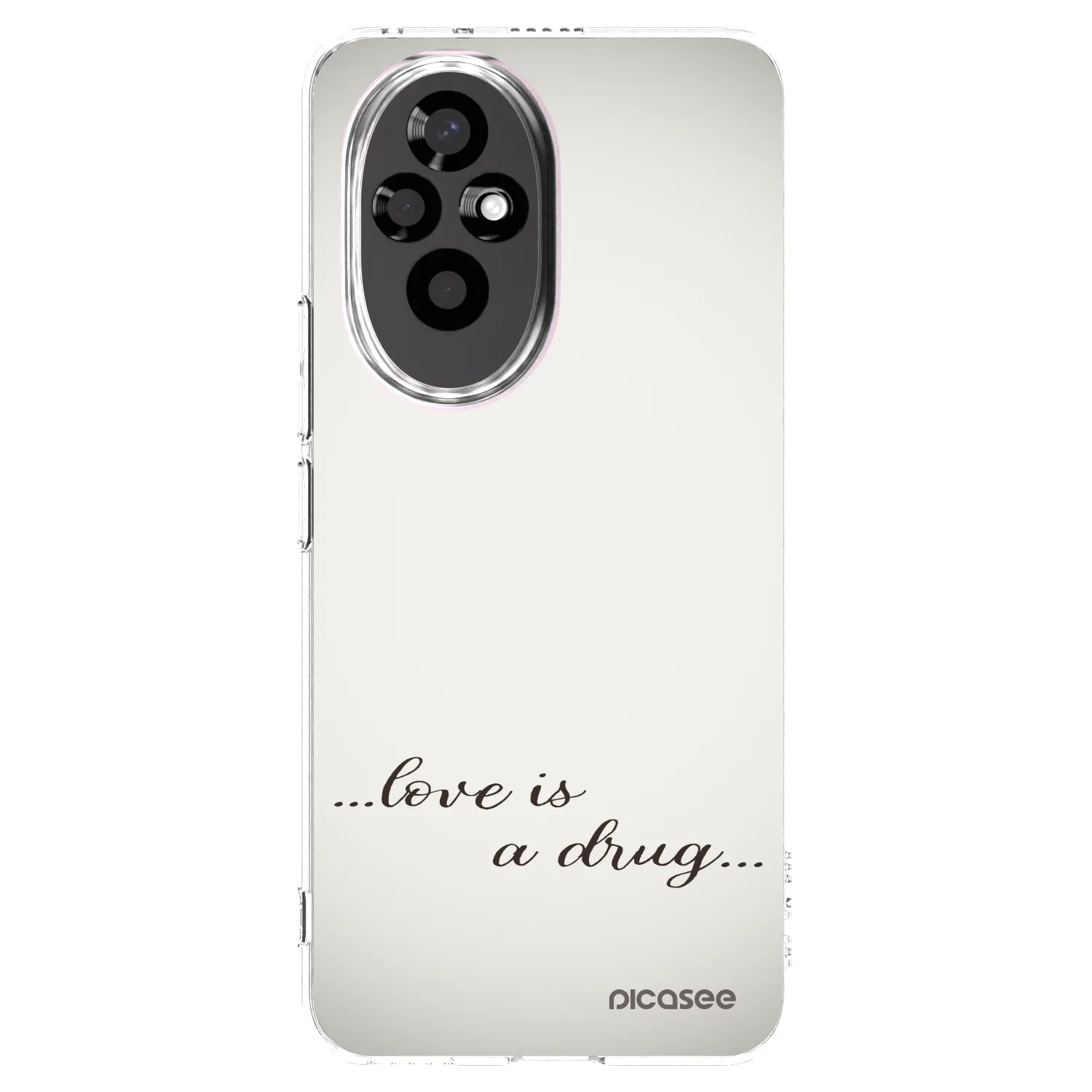 Picasee husă transparentă din silicon pentru Honor 200 Pro 5G - Love is a drug