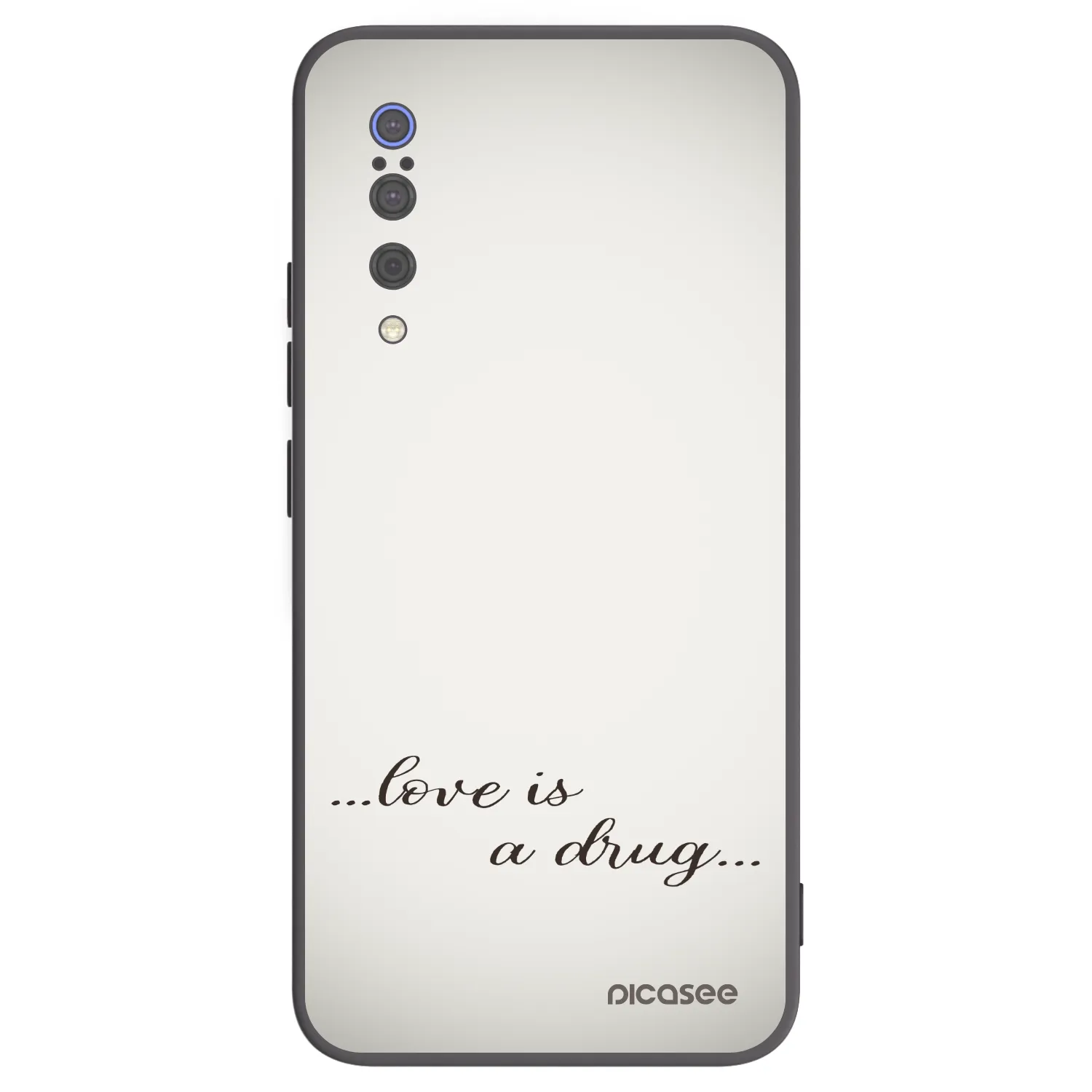 Picasee husă neagră din silicon pentru Xiaomi Mi 9 - Love is a drug