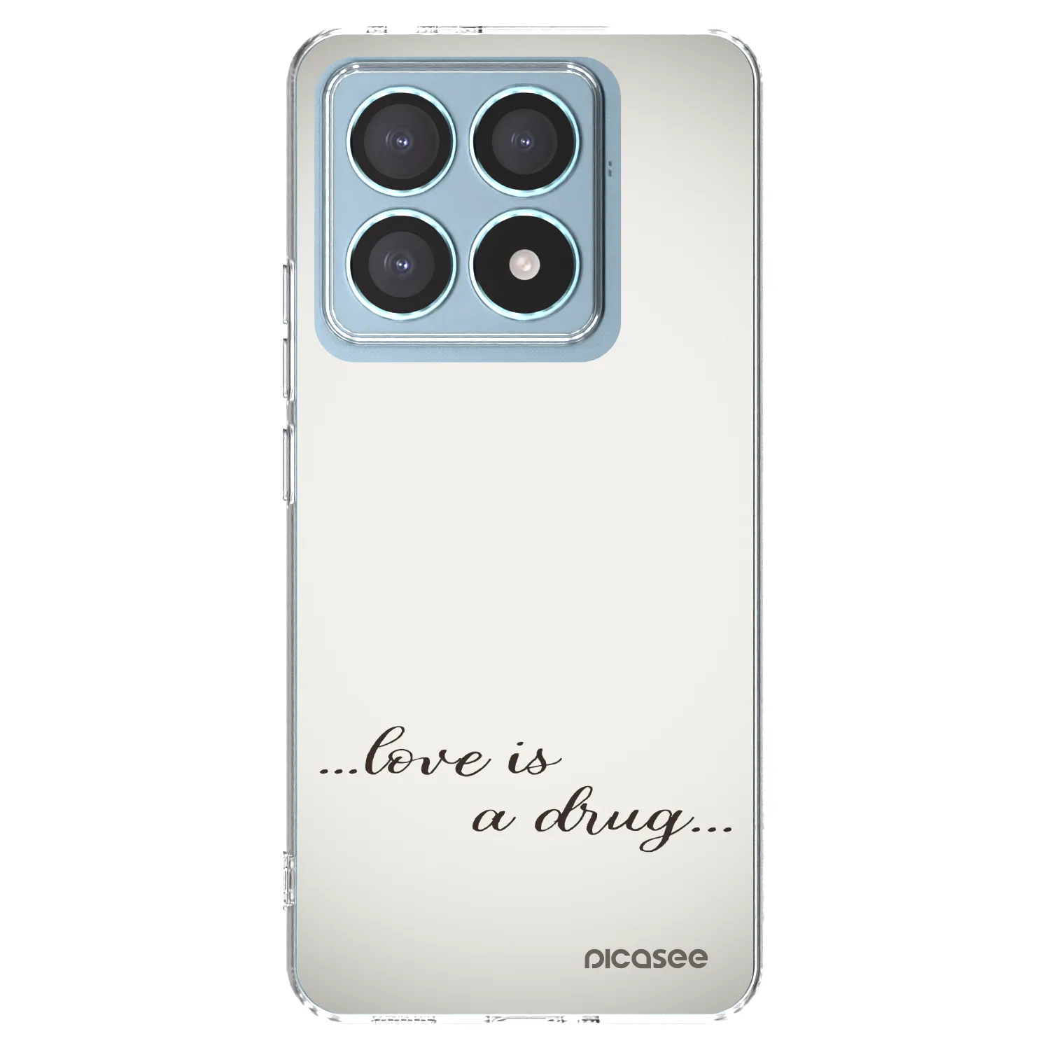 Picasee husă transparentă din silicon pentru Xiaomi 14T Pro - Love is a drug