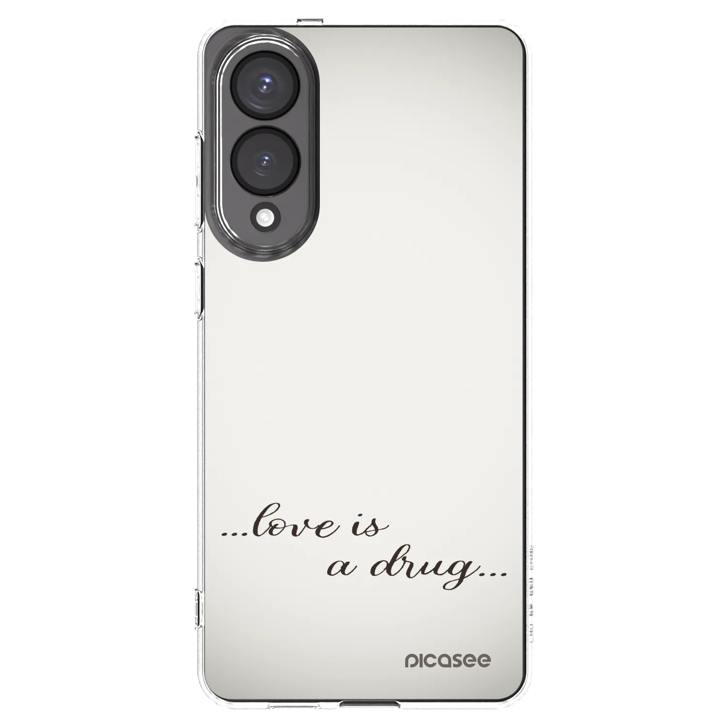 Picasee husă transparentă din silicon pentru Samsung Galaxy S25 Edge 5G - Love is a drug