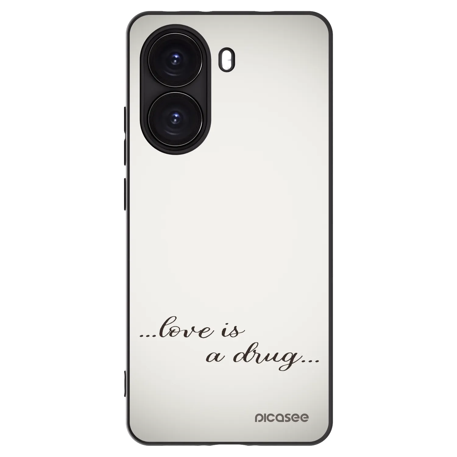 Picasee husă neagră din silicon pentru Xiaomi Poco X7 Pro 5G - Love is a drug