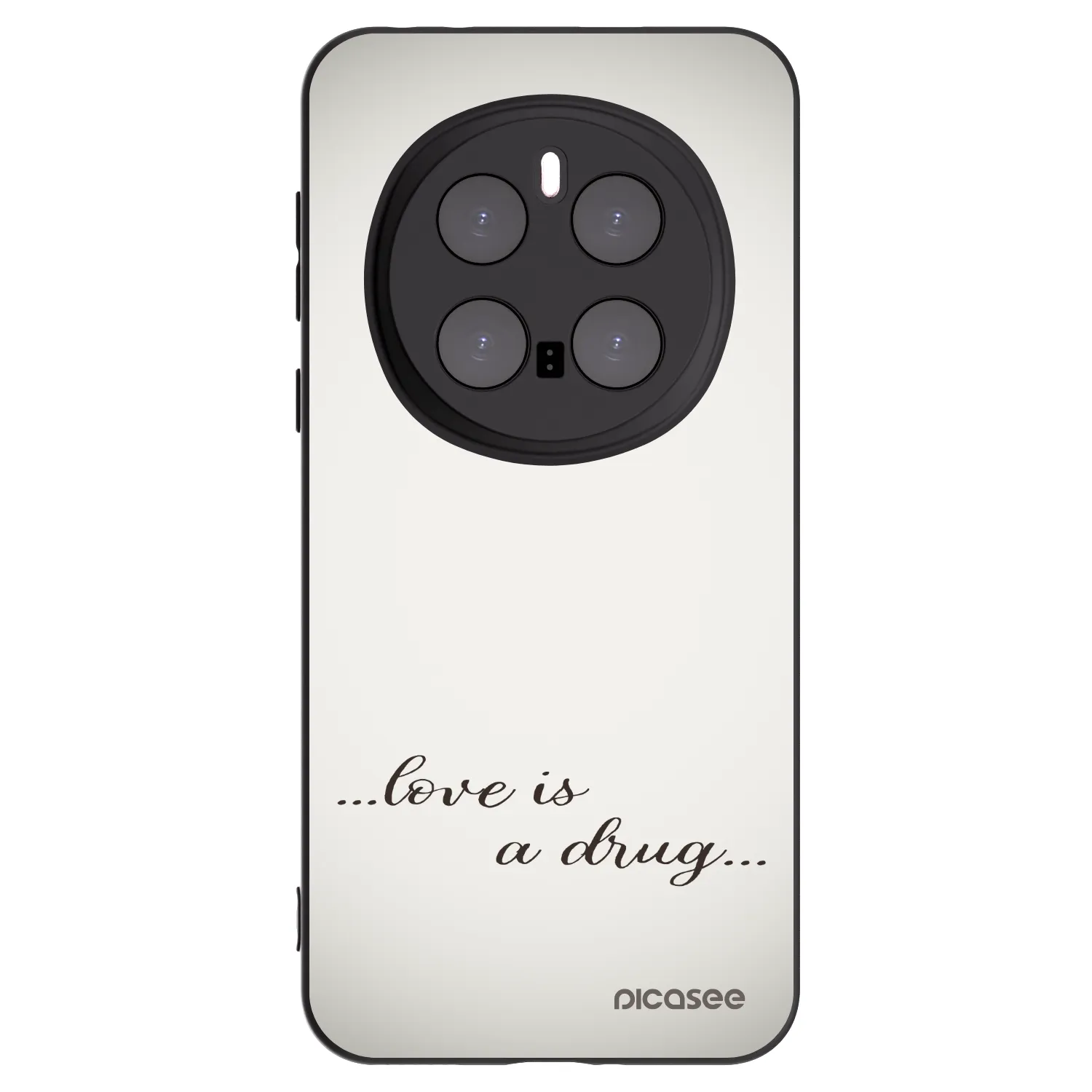 Picasee husă neagră din silicon pentru Honor Magic7 Pro 5G - Love is a drug