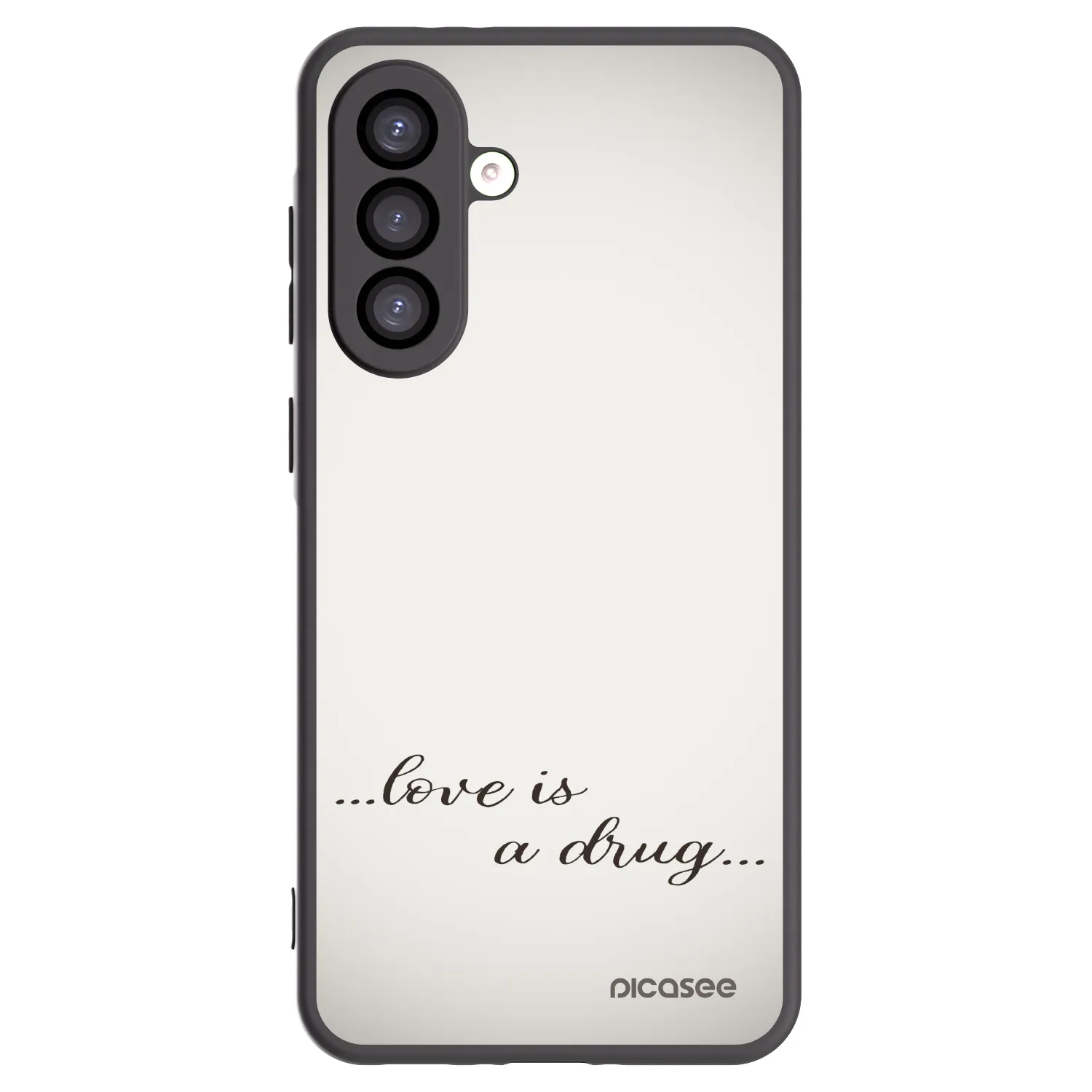 Picasee husă neagră din silicon pentru Samsung Galaxy A26 5G A266B - Love is a drug