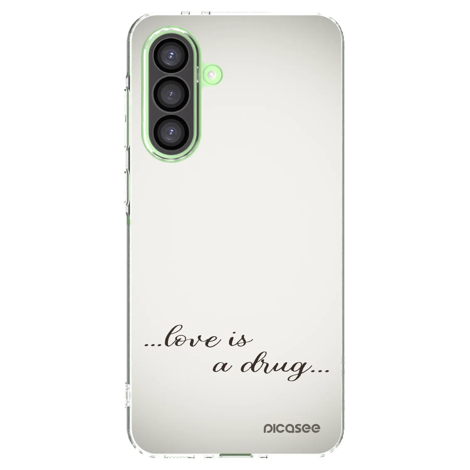 Picasee husă transparentă din silicon pentru Samsung Galaxy A26 5G A266B - Love is a drug