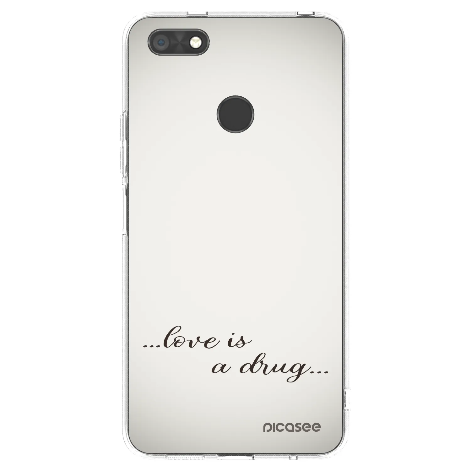 Picasee husă transparentă din silicon pentru Huawei P9 Lite Mini - Love is a drug