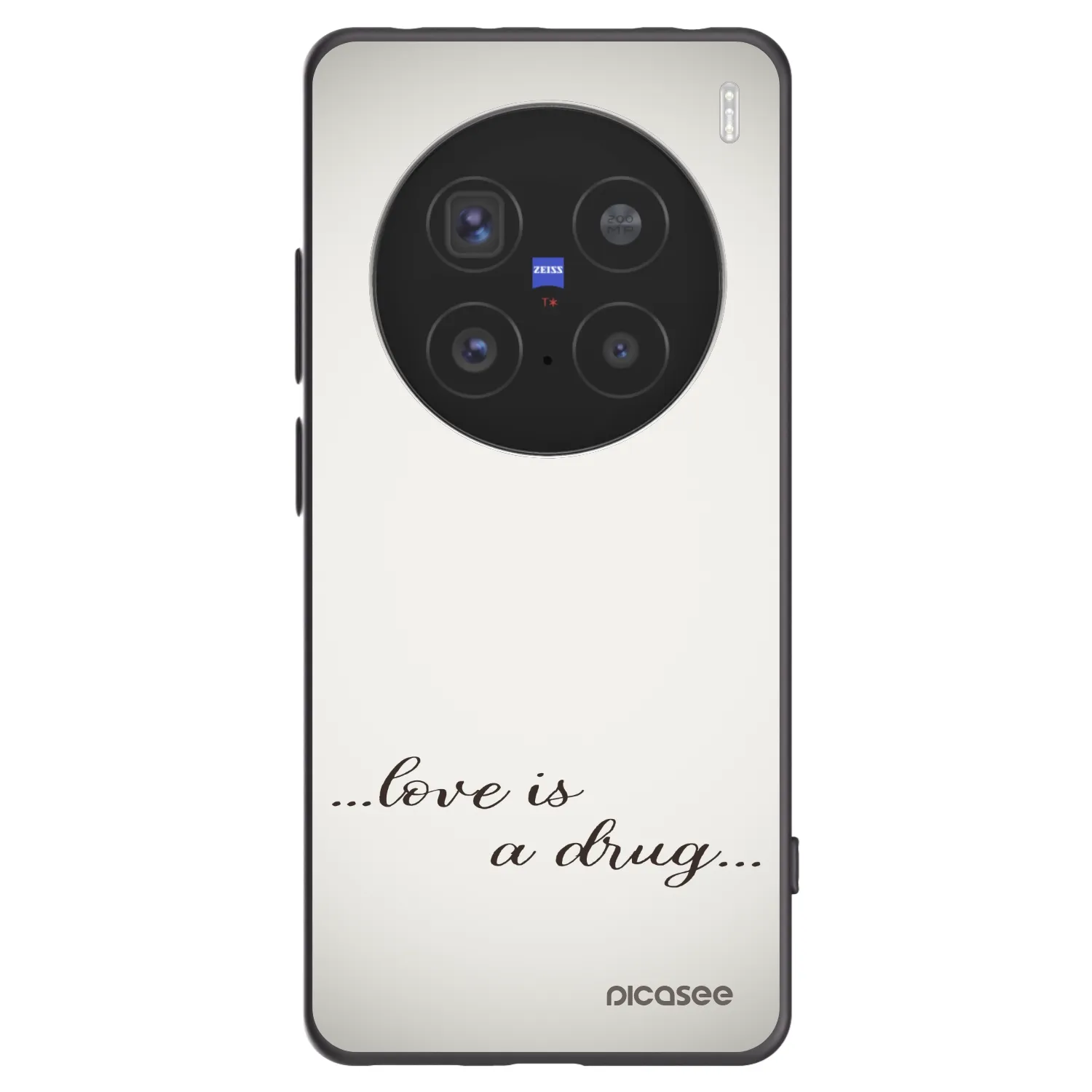 Picasee husă neagră din silicon pentru Vivo X200 Pro - Love is a drug