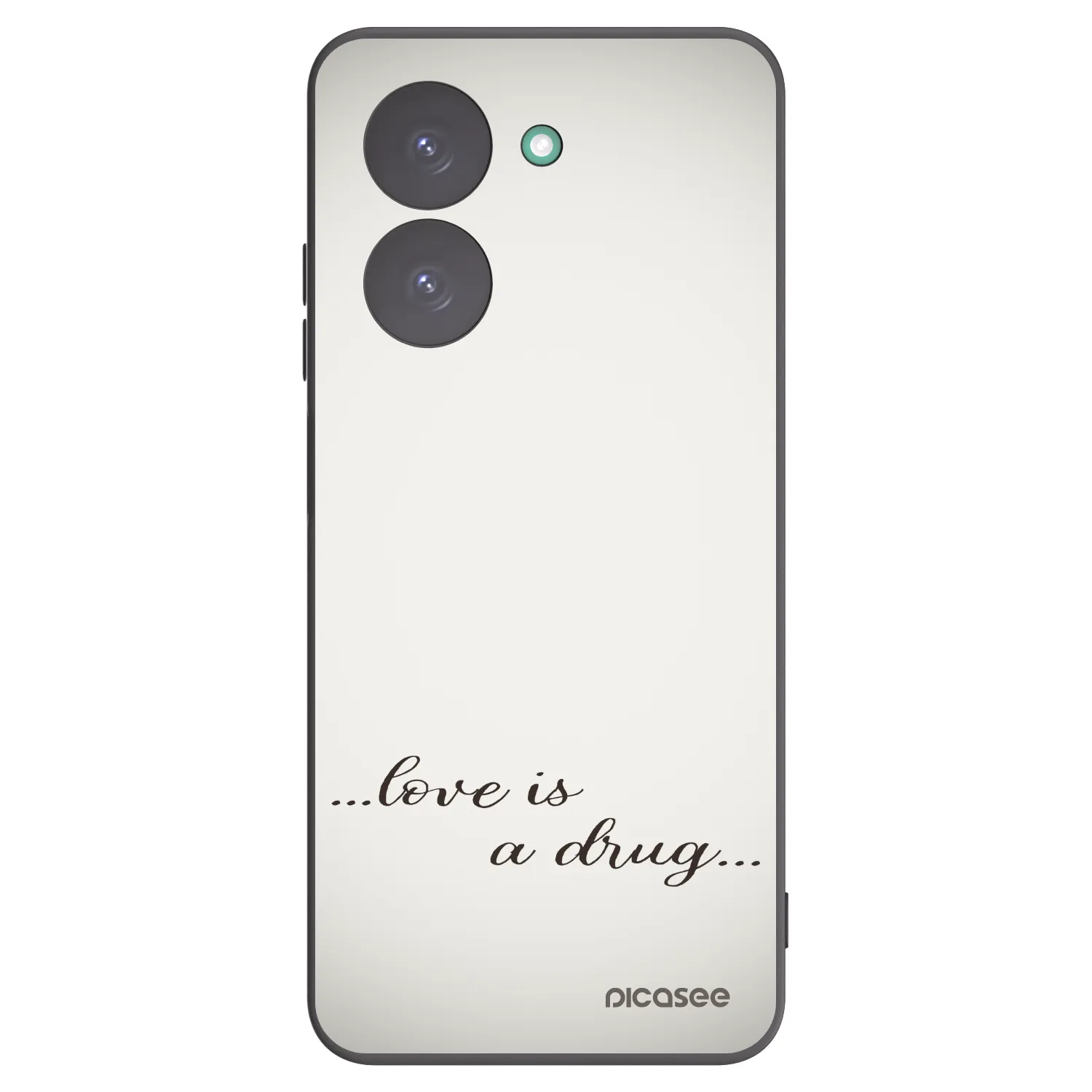 Picasee husă neagră din silicon pentru Xiaomi Redmi A5 - Love is a drug