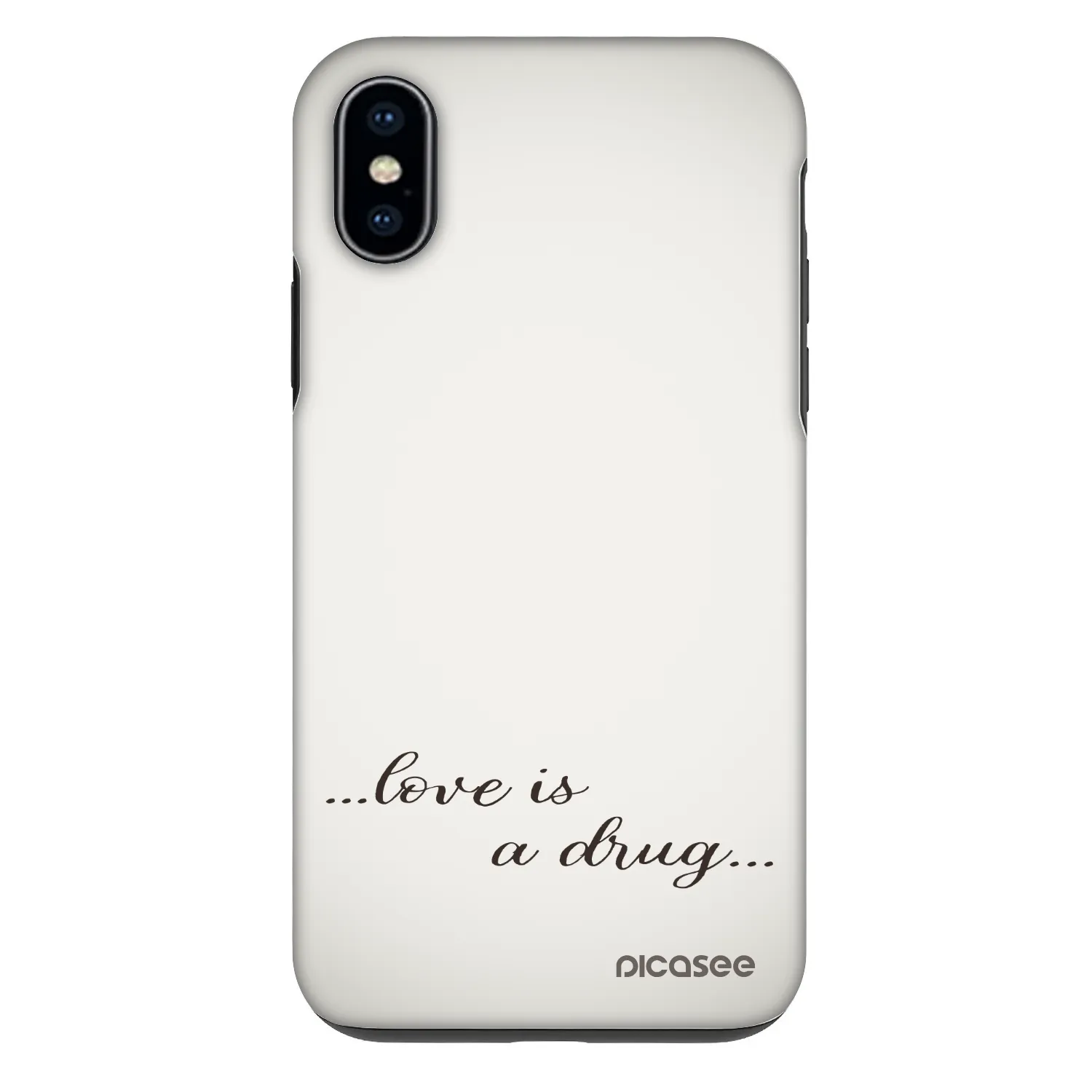 Picasee Fashion Case pentru Apple iPhone X/XS - Love is a drug