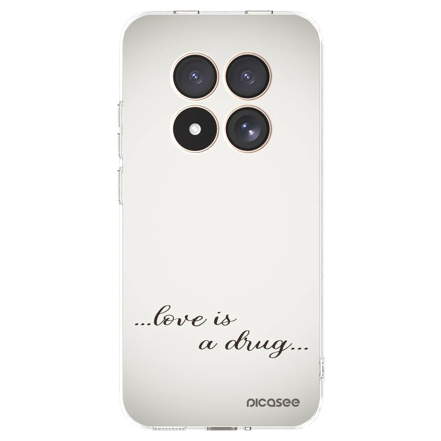 Picasee husă transparentă din silicon pentru Xiaomi Redmi Note 15 Pro 4G - Love is a drug