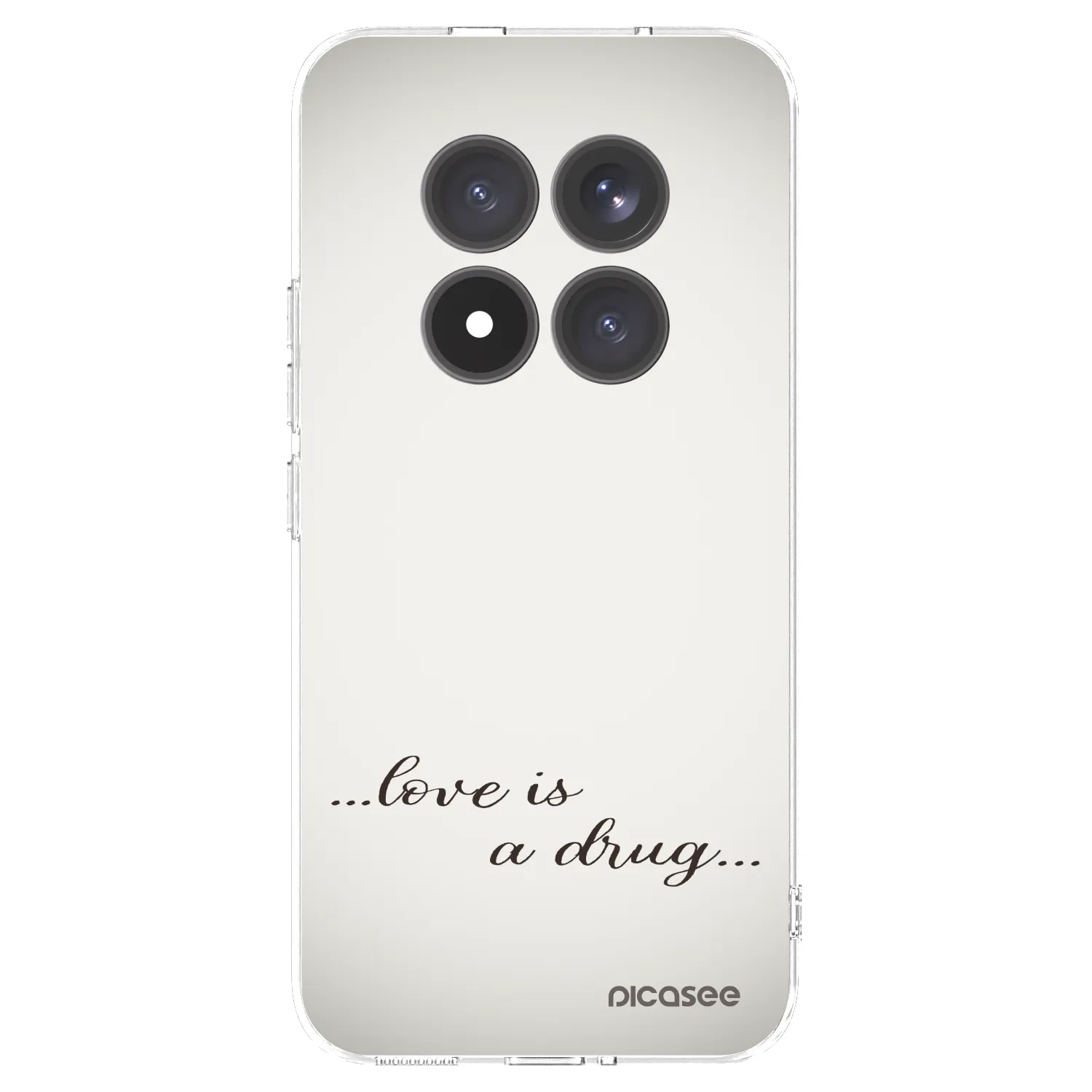 Picasee husă transparentă din silicon pentru Xiaomi Redmi Note 15 Pro+ - Love is a drug