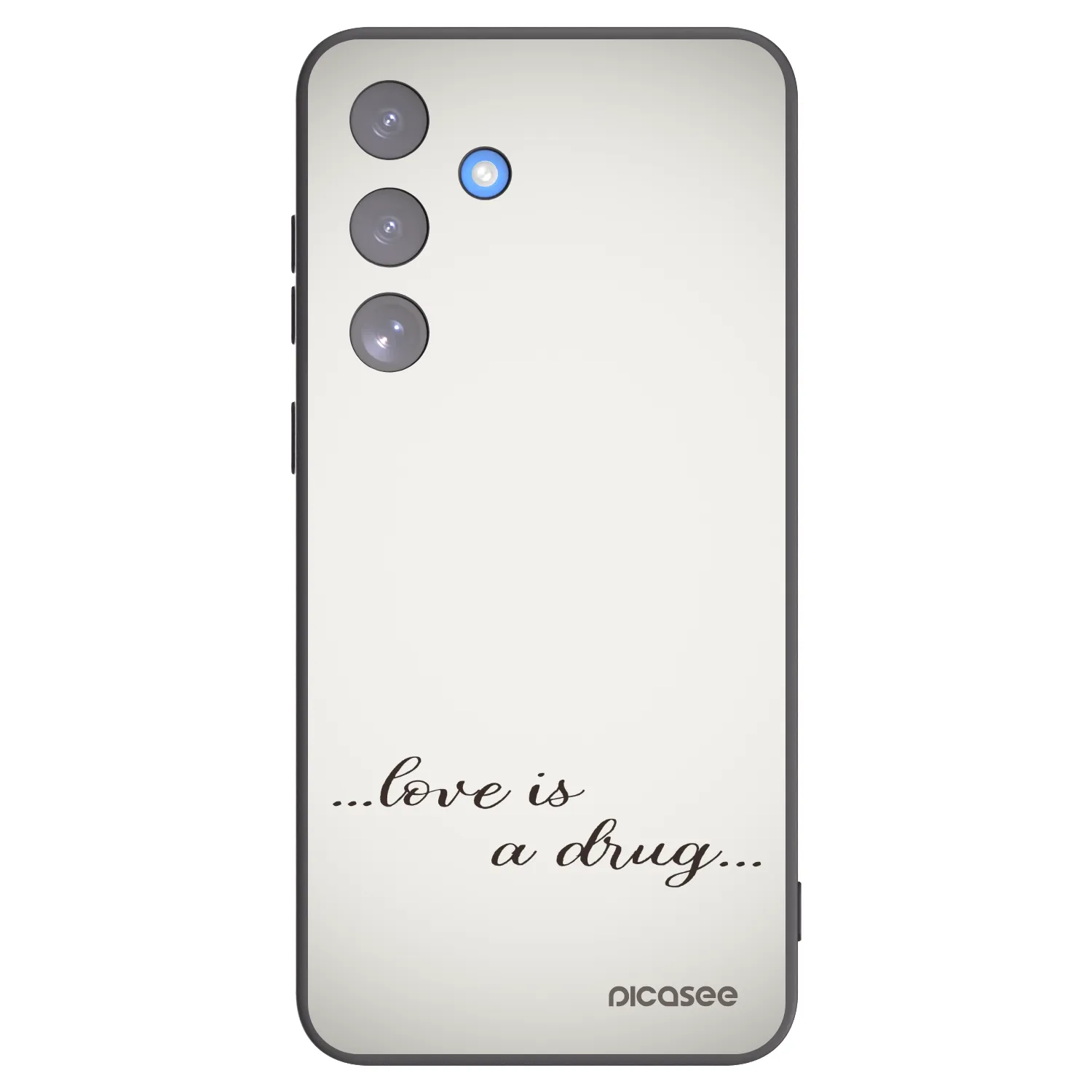 Picasee husă neagră din silicon pentru Samsung Galaxy S25 FE 5G - Love is a drug
