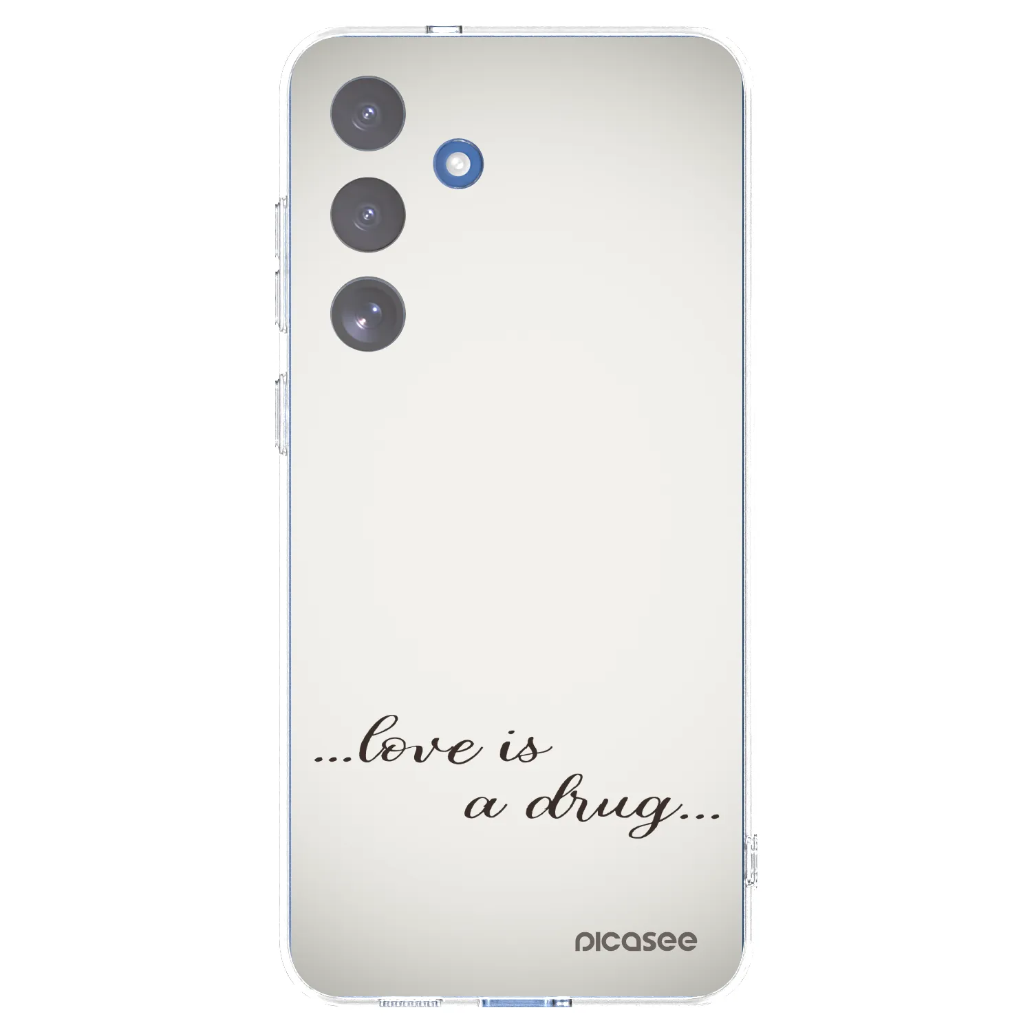 Picasee husă transparentă din silicon pentru Samsung Galaxy S25 FE 5G - Love is a drug