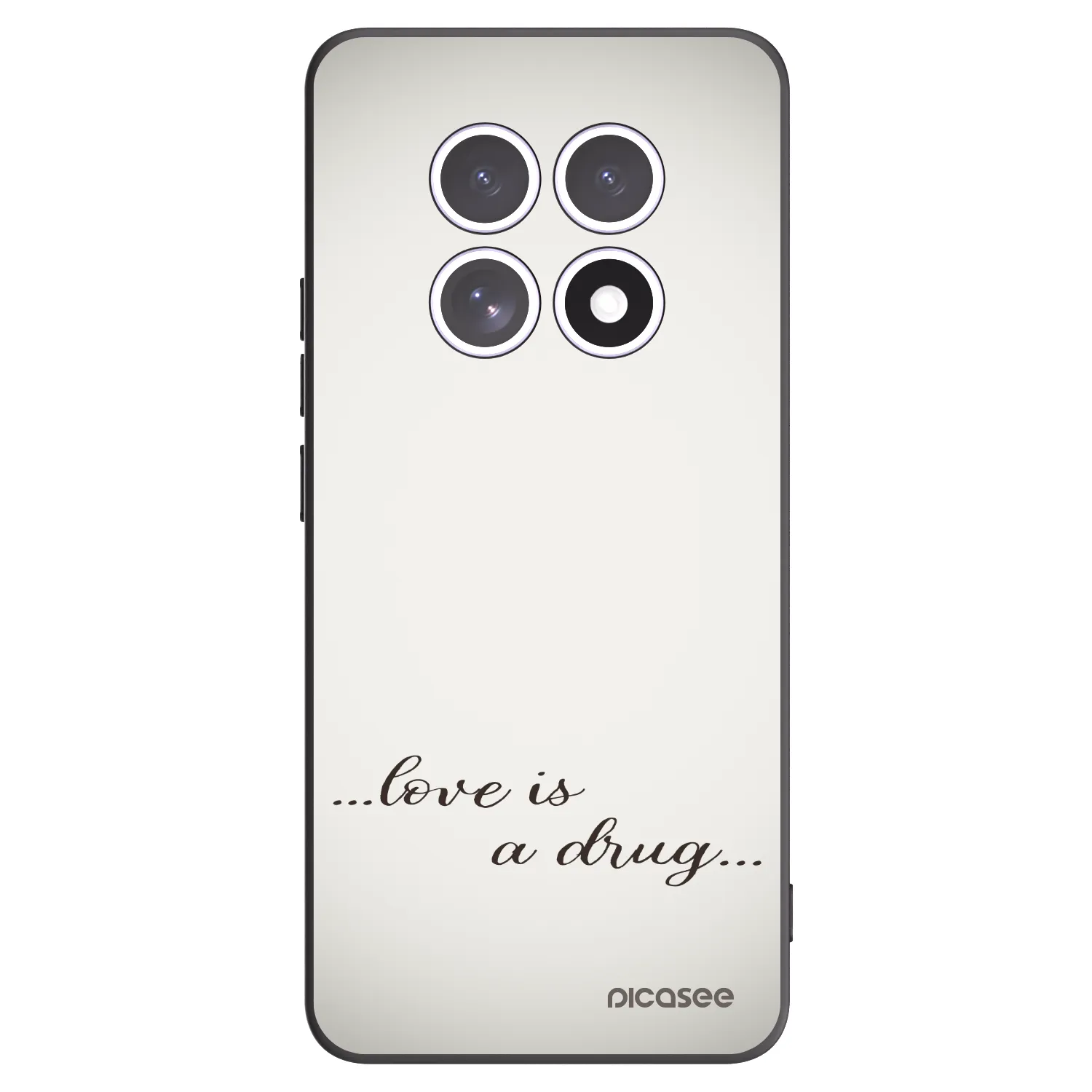 Picasee husă neagră din silicon pentru Xiaomi Redmi Note 15 - Love is a drug