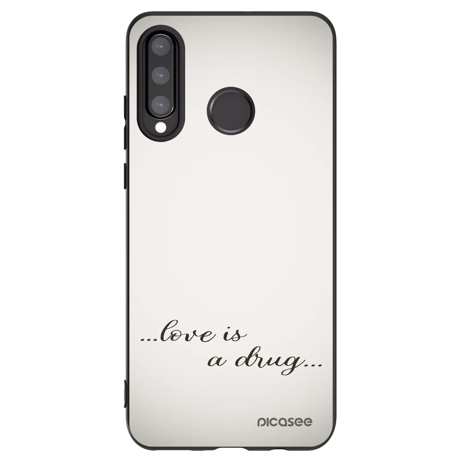 Picasee husă neagră din silicon pentru Huawei P30 Lite - Love is a drug