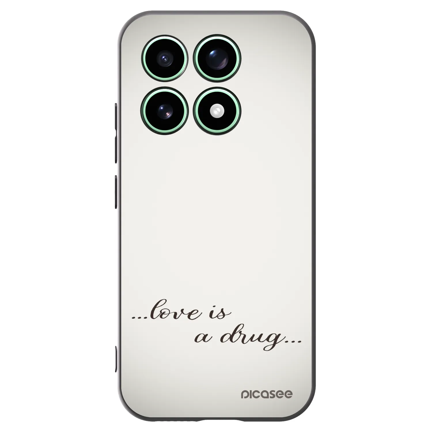 Picasee husă neagră din silicon pentru Xiaomi 17 - Love is a drug