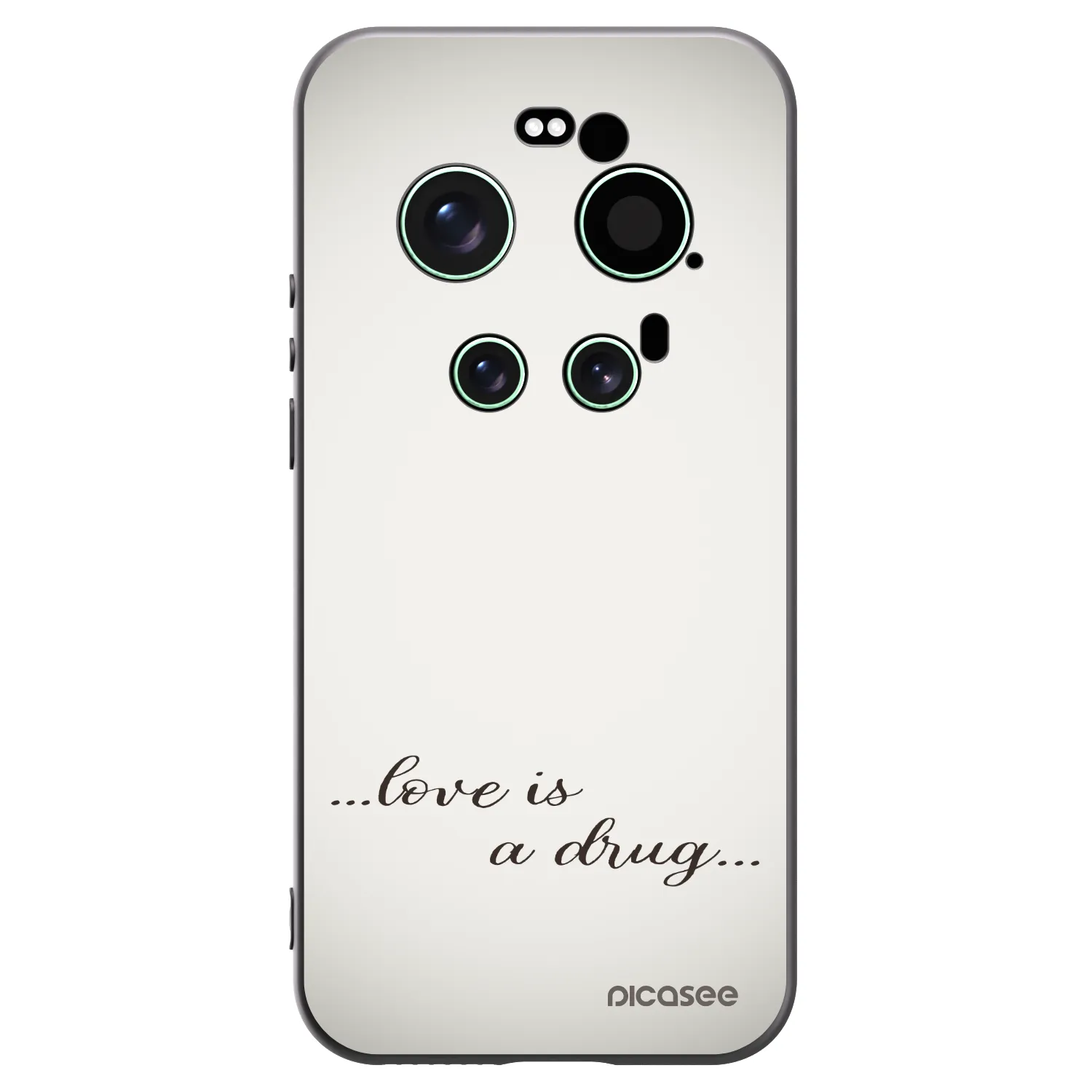 Picasee husă neagră din silicon pentru Xiaomi 17 Ultra - Love is a drug