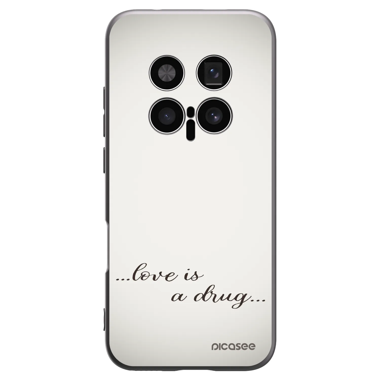 Picasee husă neagră din silicon pentru Honor Magic8 Pro 5G - Love is a drug