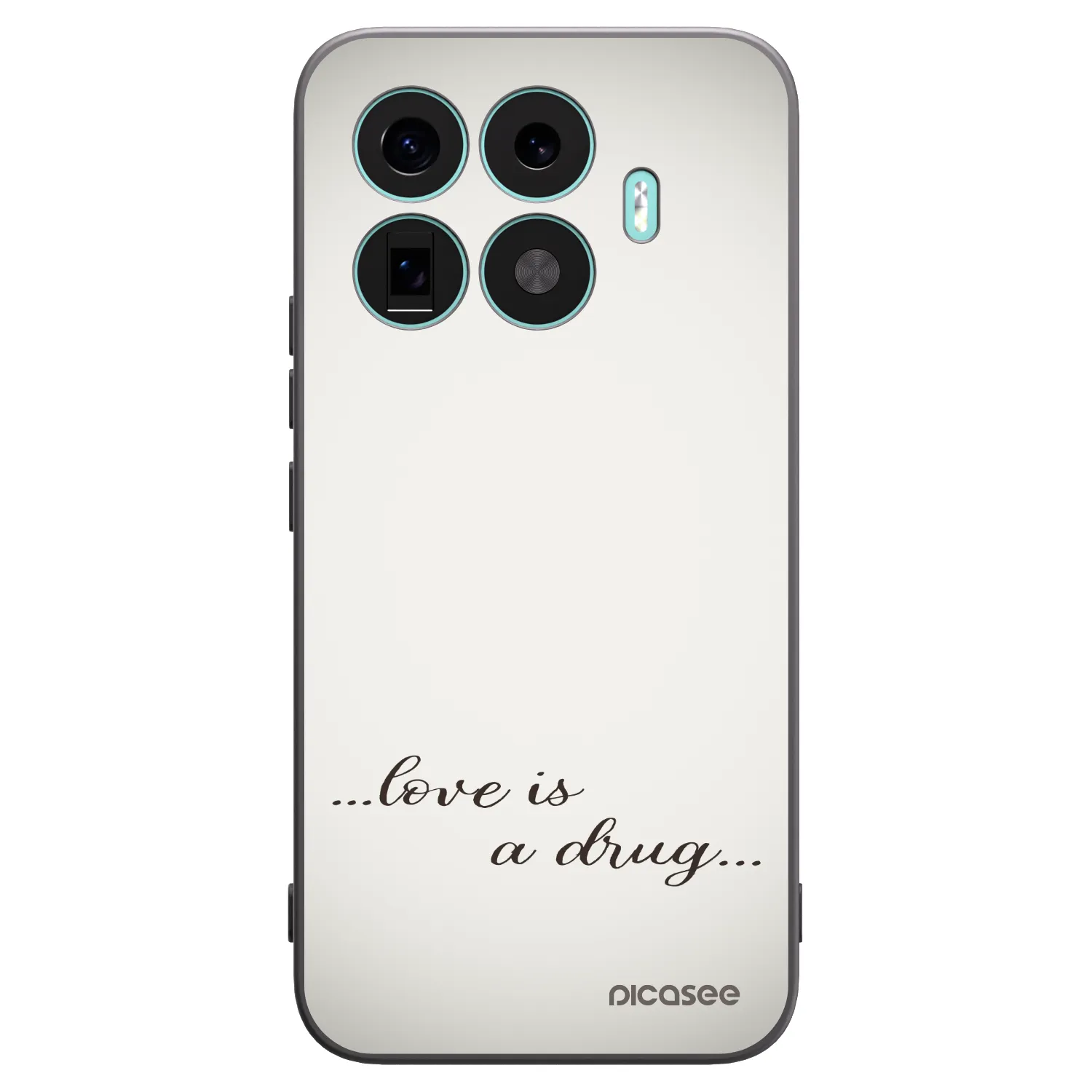 Picasee husă neagră din silicon pentru Xiaomi 17T Pro - Love is a drug