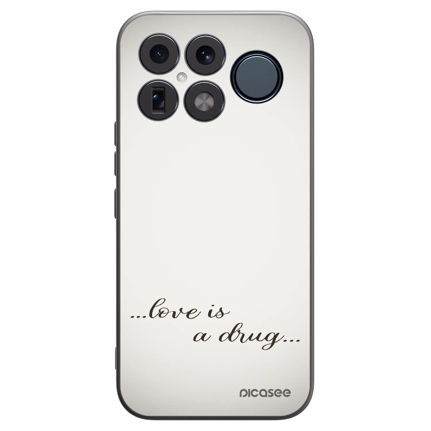Picasee husă neagră din silicon pentru Xiaomi Poco F8 Ultra - Love is a drug