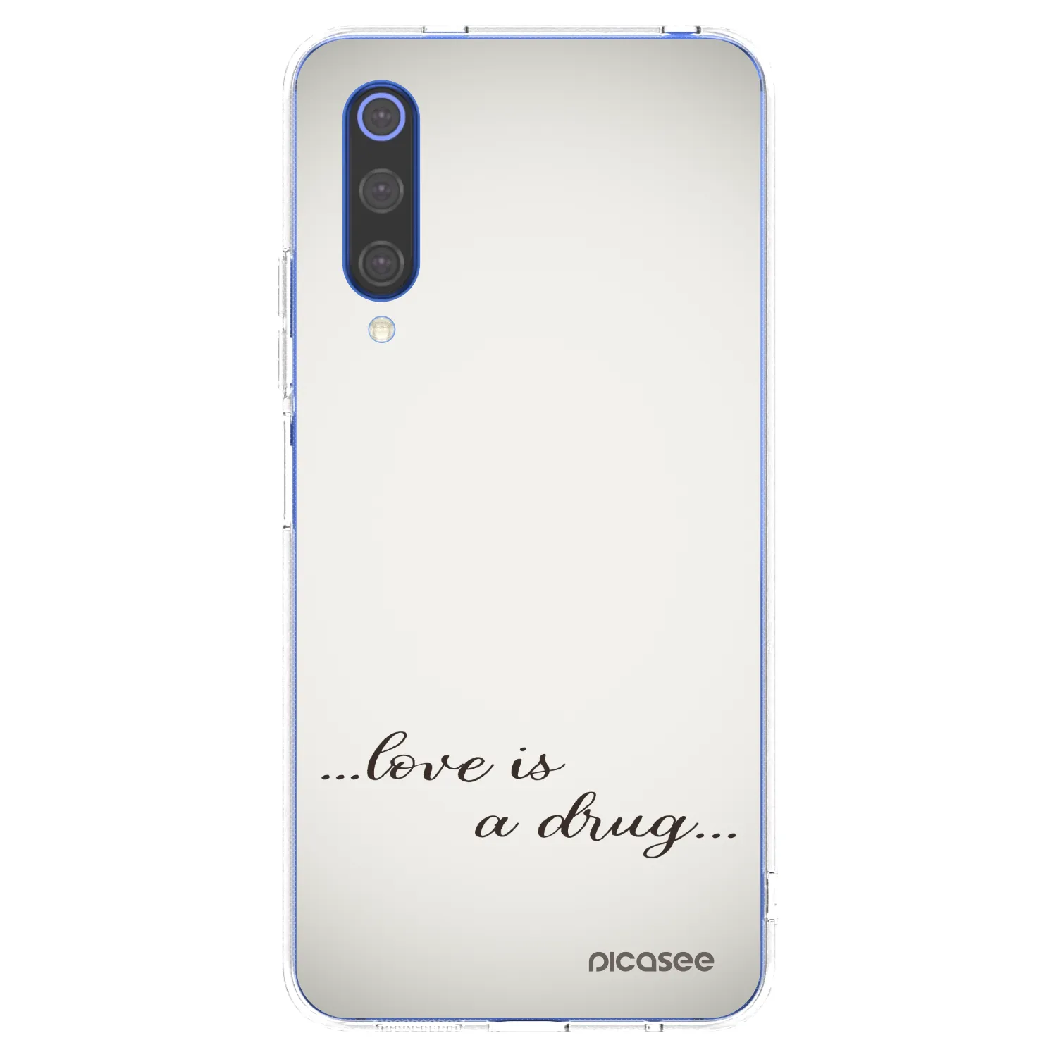 Picasee husă transparentă din silicon pentru Xiaomi Mi 9 SE - Love is a drug