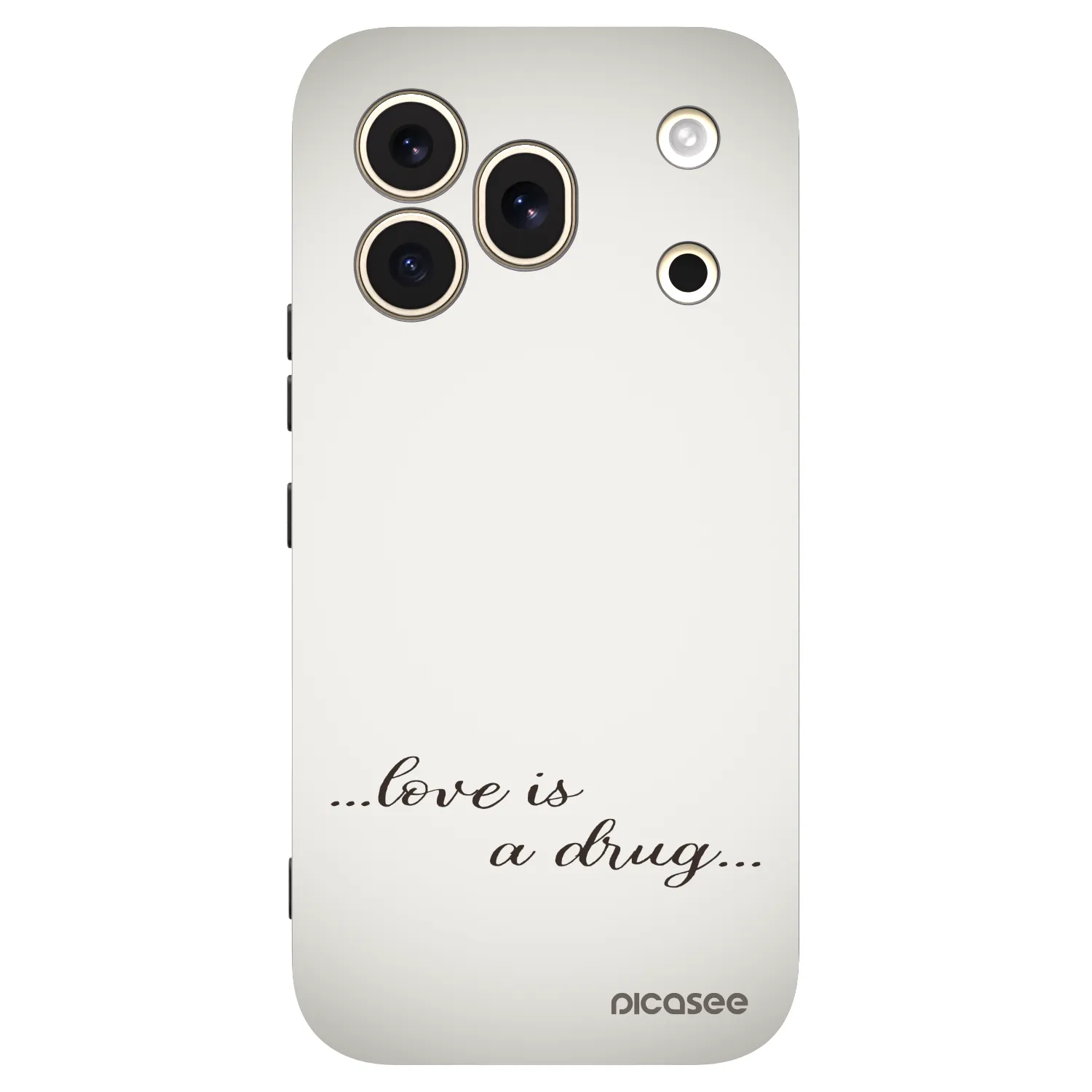 Picasee husă neagră din silicon pentru Honor 600 Pro - Love is a drug